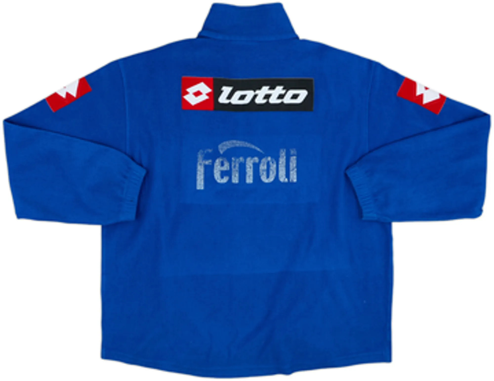 2007-08 Chievo Verona Lotto 1/4 Zip Fleece Drill Top - 4/10 - (XL)