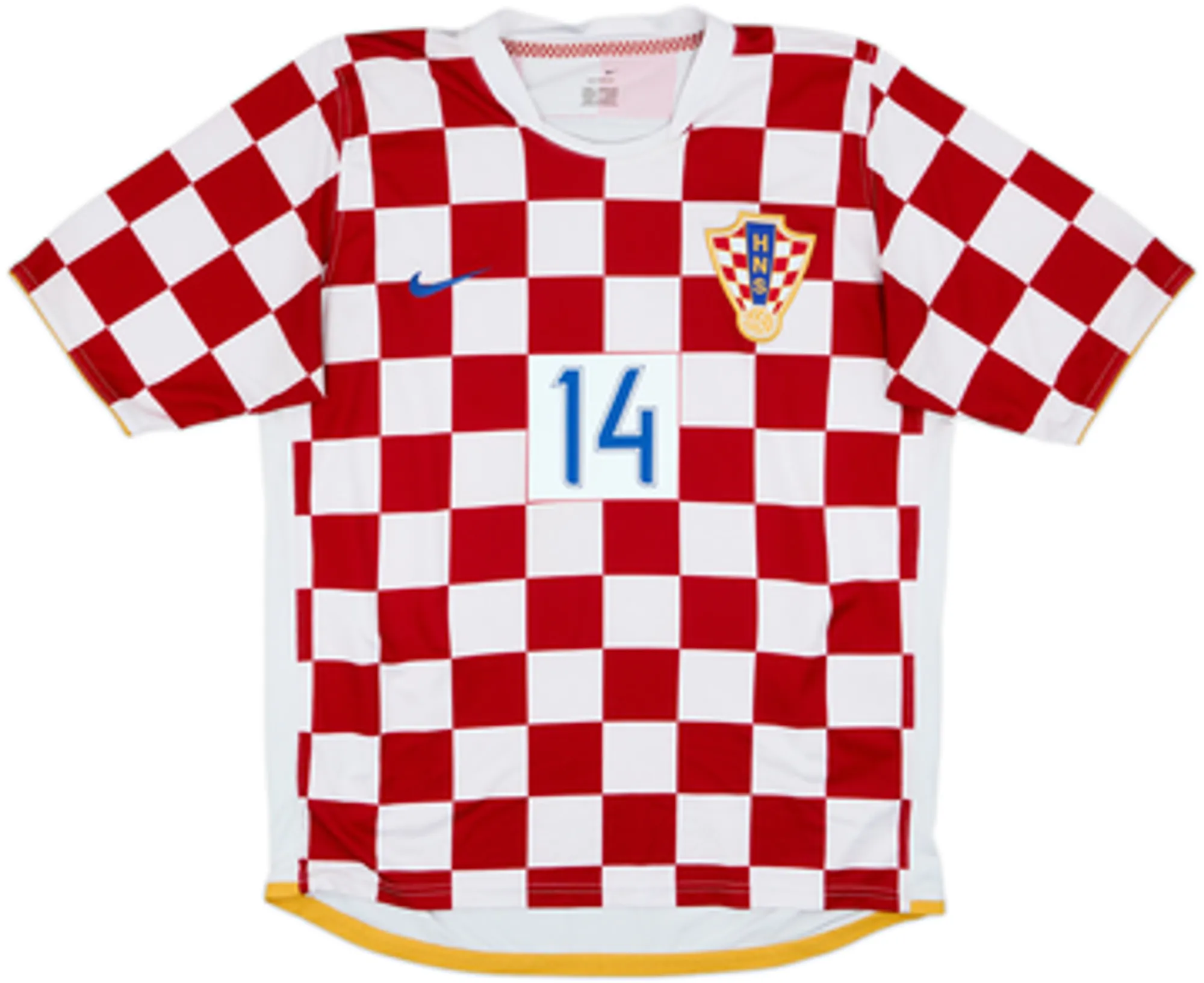 2006-08 Croatia Home Shirt Modric #14 - 6/10 - (L)