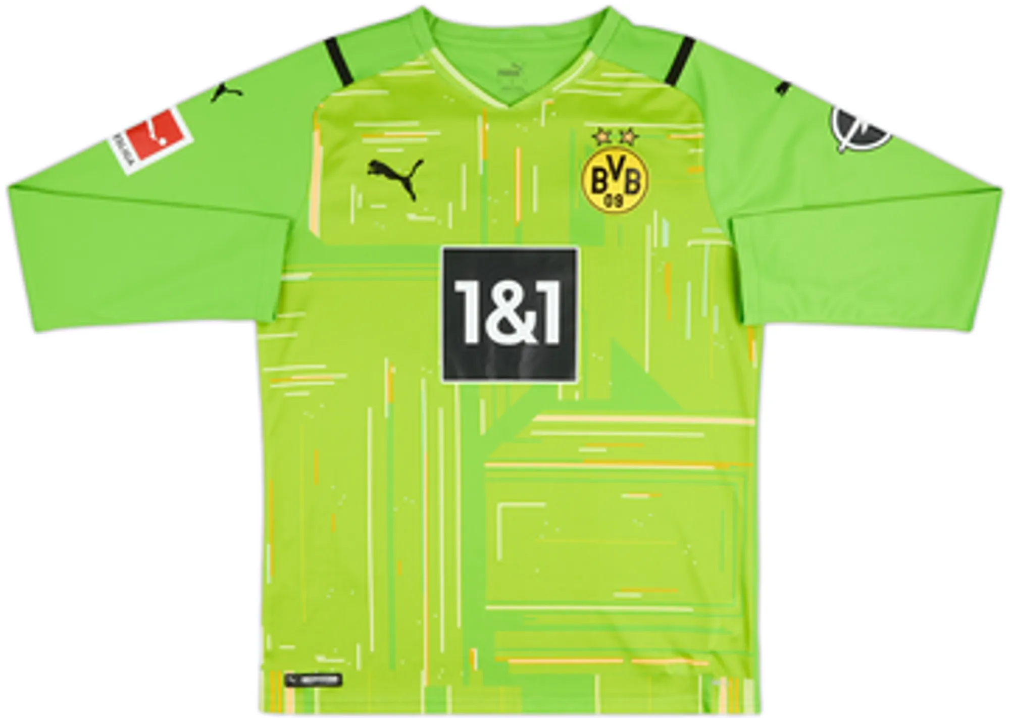 2021-22 Borussia Dortmund GK Shirt Kobel #1 - 8/10 - (L)