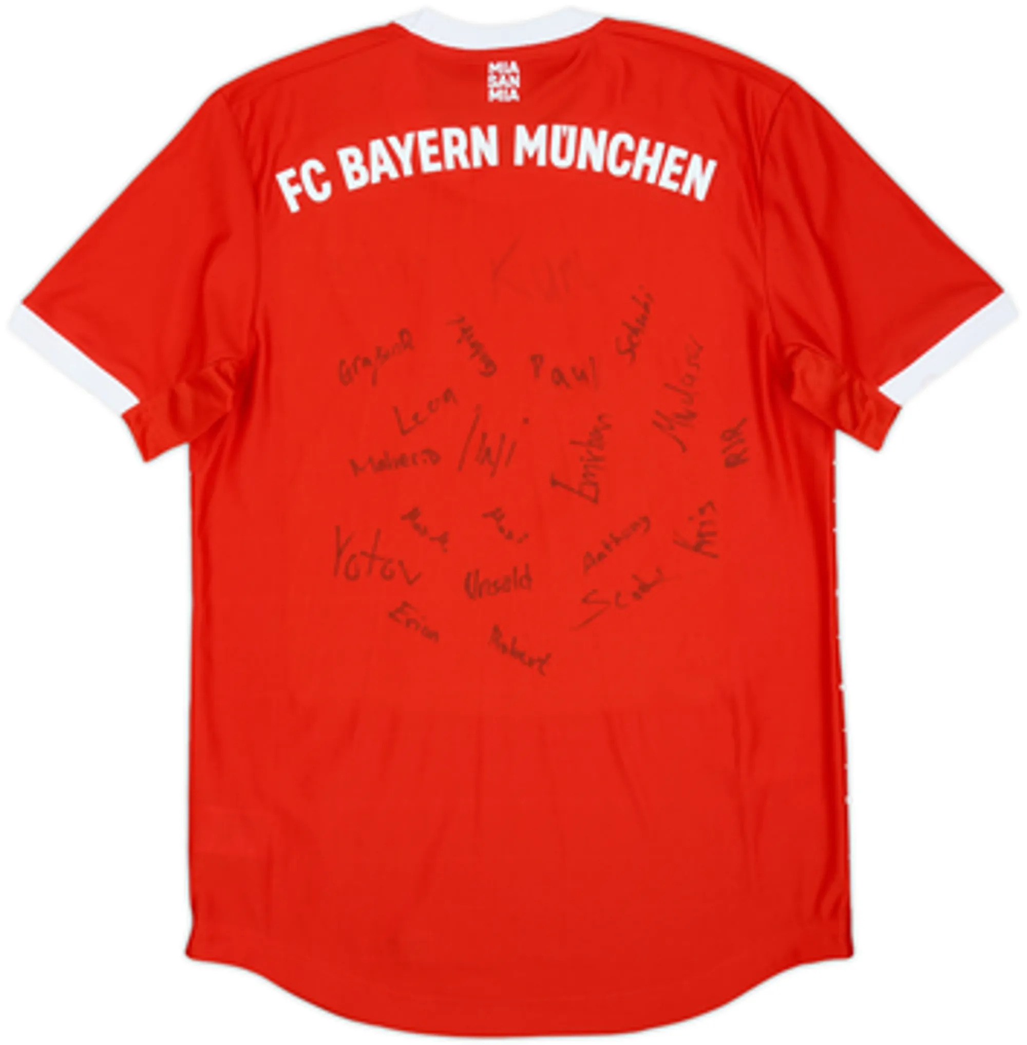 2022-23 Bayern Munich Signed Player Issue Home Shirt - 5/10 - (S/M)