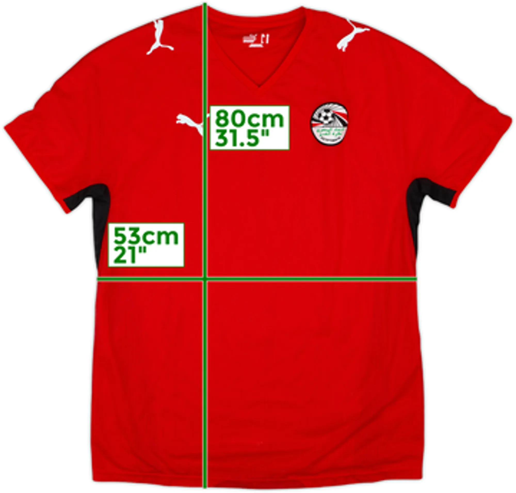 2008-09 Egypt Player Issue Home Shirt - 8/10 - (XL)