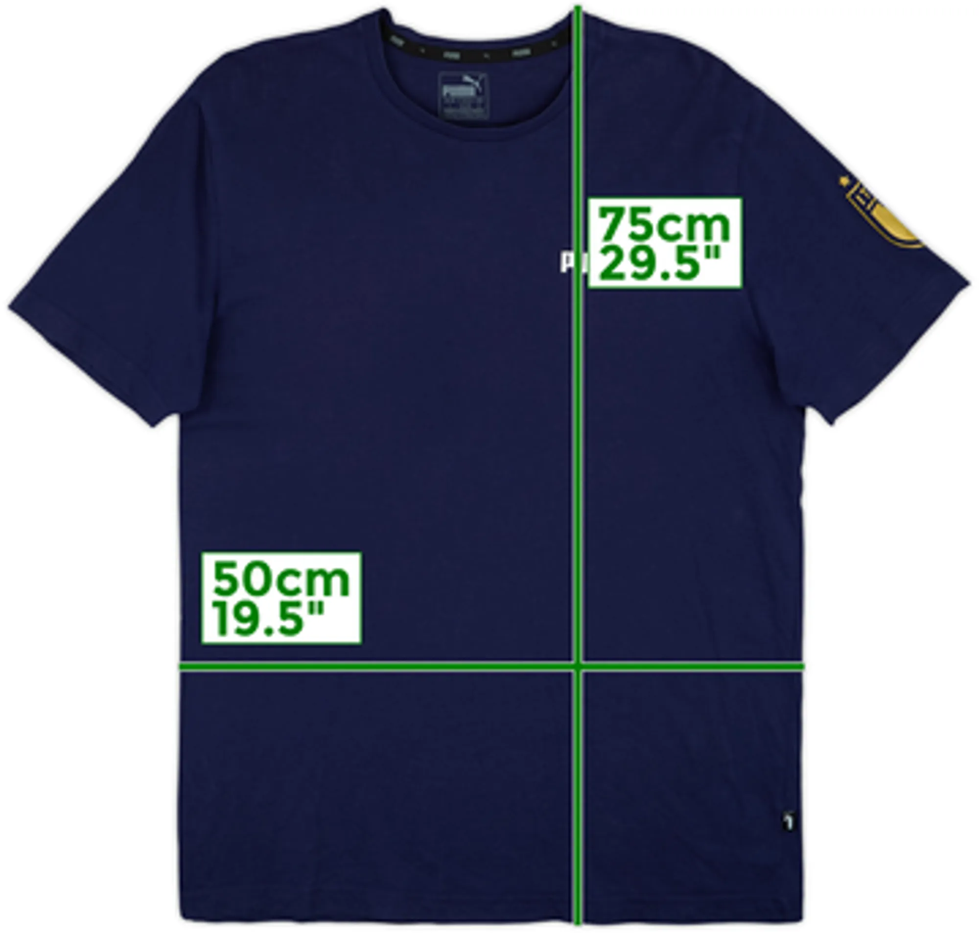 2019-20 Italy Puma Cotton Tee - 8/10 - (L)
