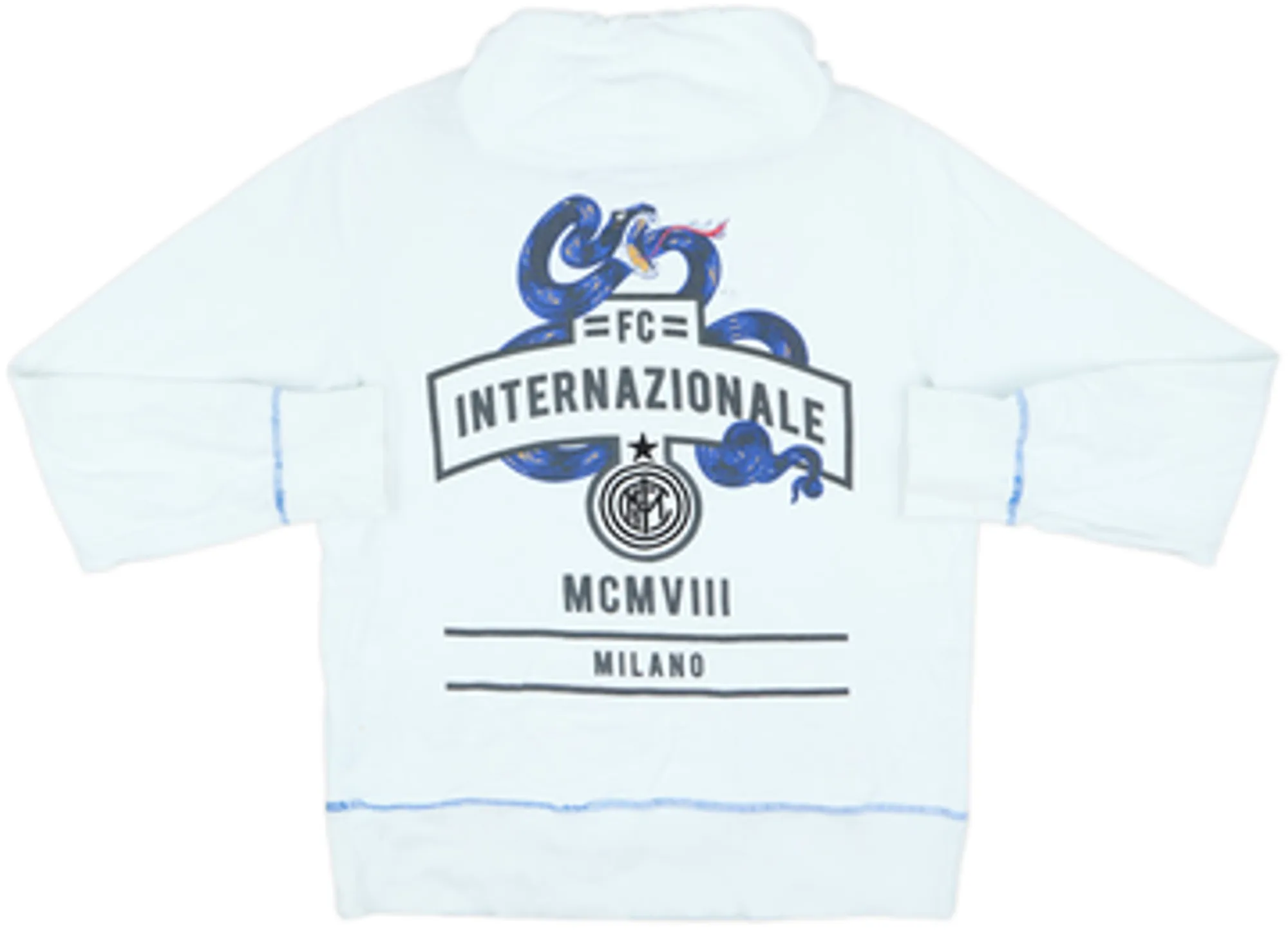 2011-12 Inter Milan Nike Hooded Top - 5/10 - (M)