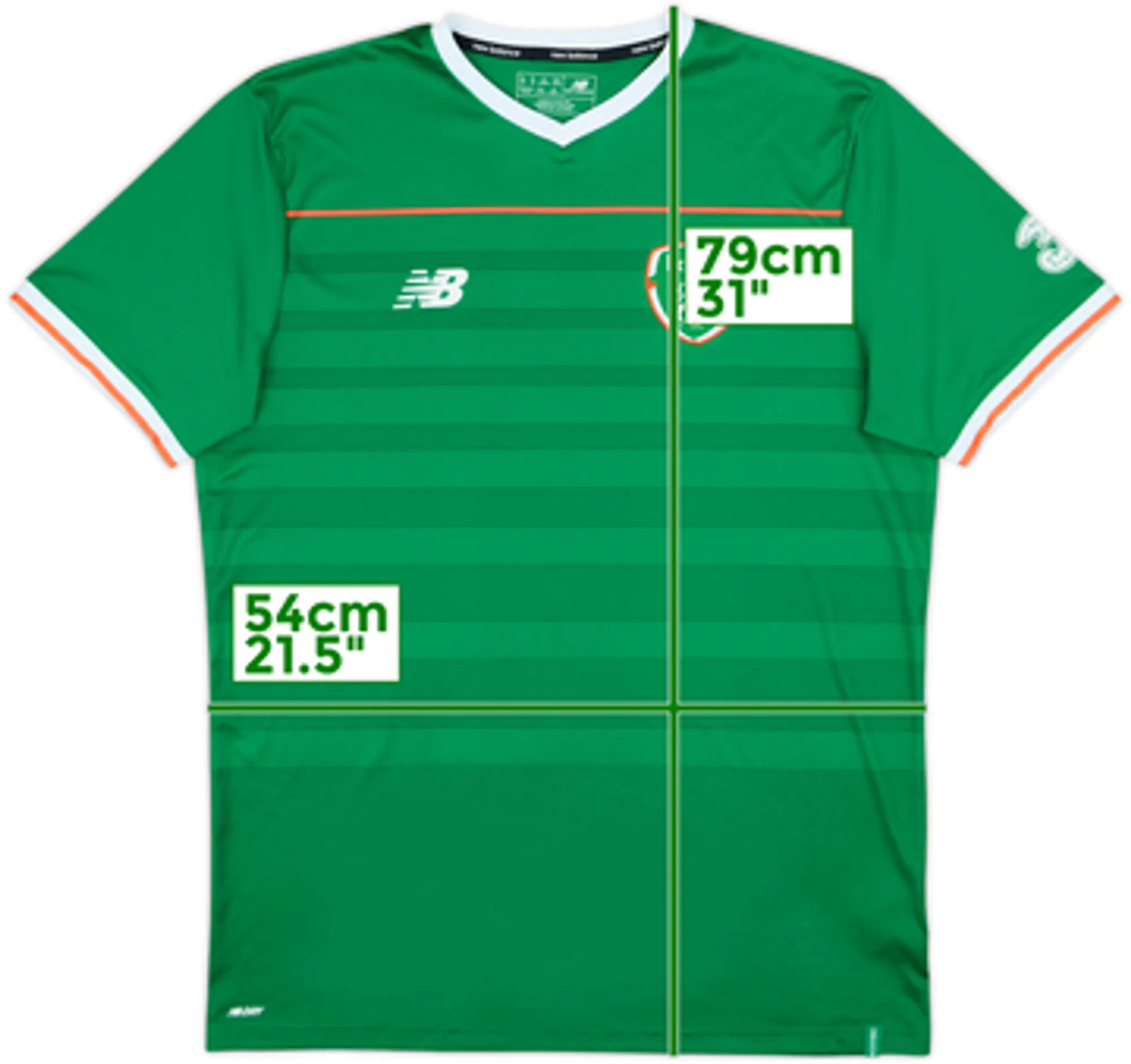 2017-18 Ireland New Balance Training Shirt - 8/10 - (XL)