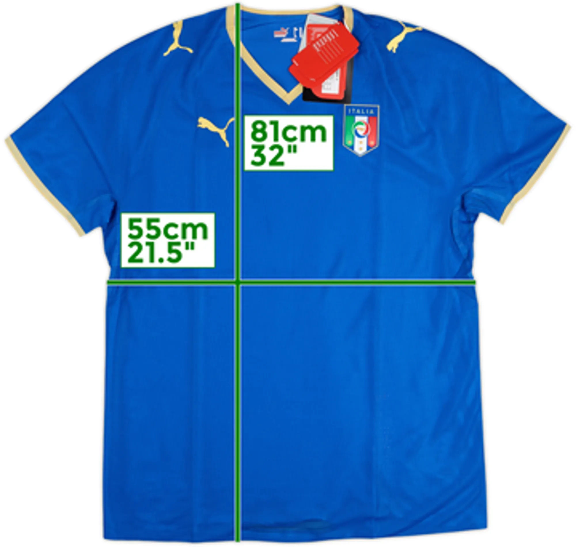 2007-08 Italy Player Issue Home Shirt (XL)