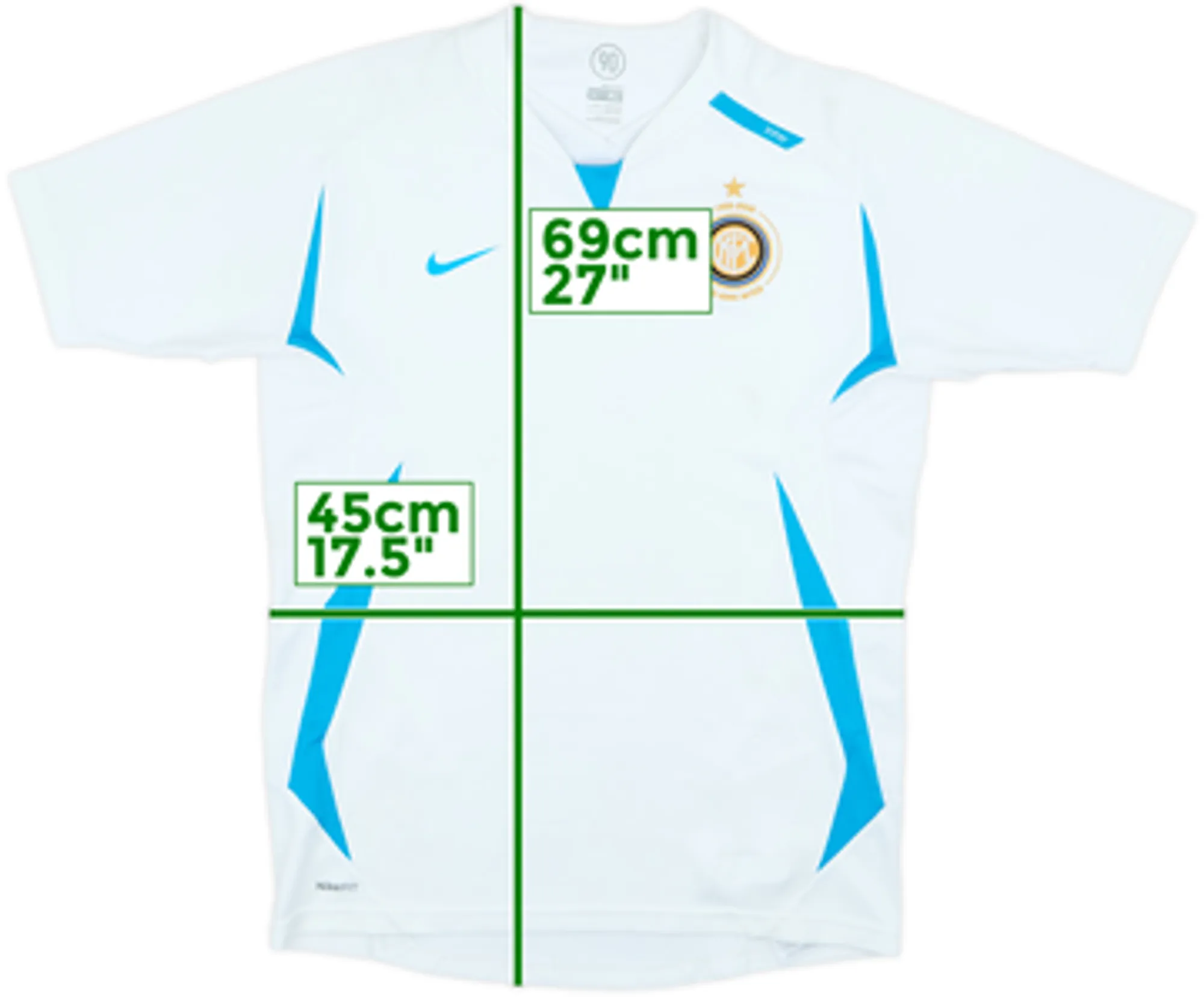 2007-08 Inter Milan Nike Training Shirt - 6/10 - (XL.Boys)