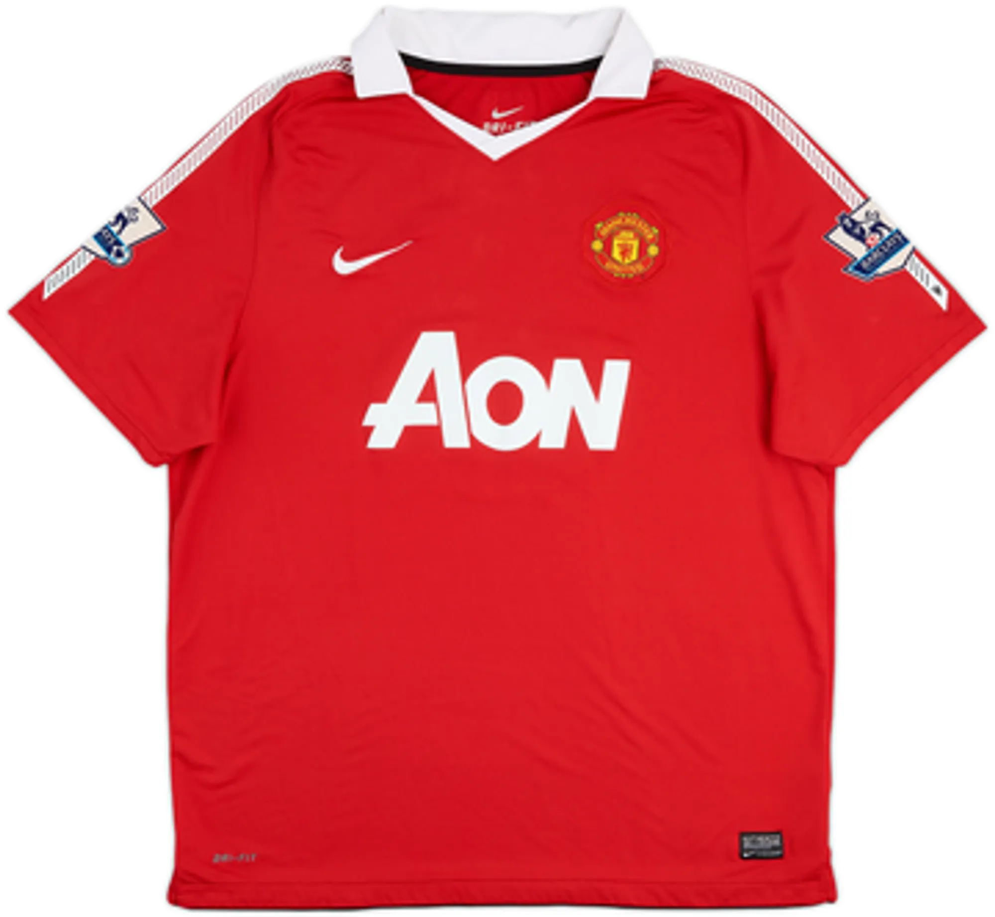 2010-11 Manchester United Home Shirt Nani #17 - 8/10 - (XL)