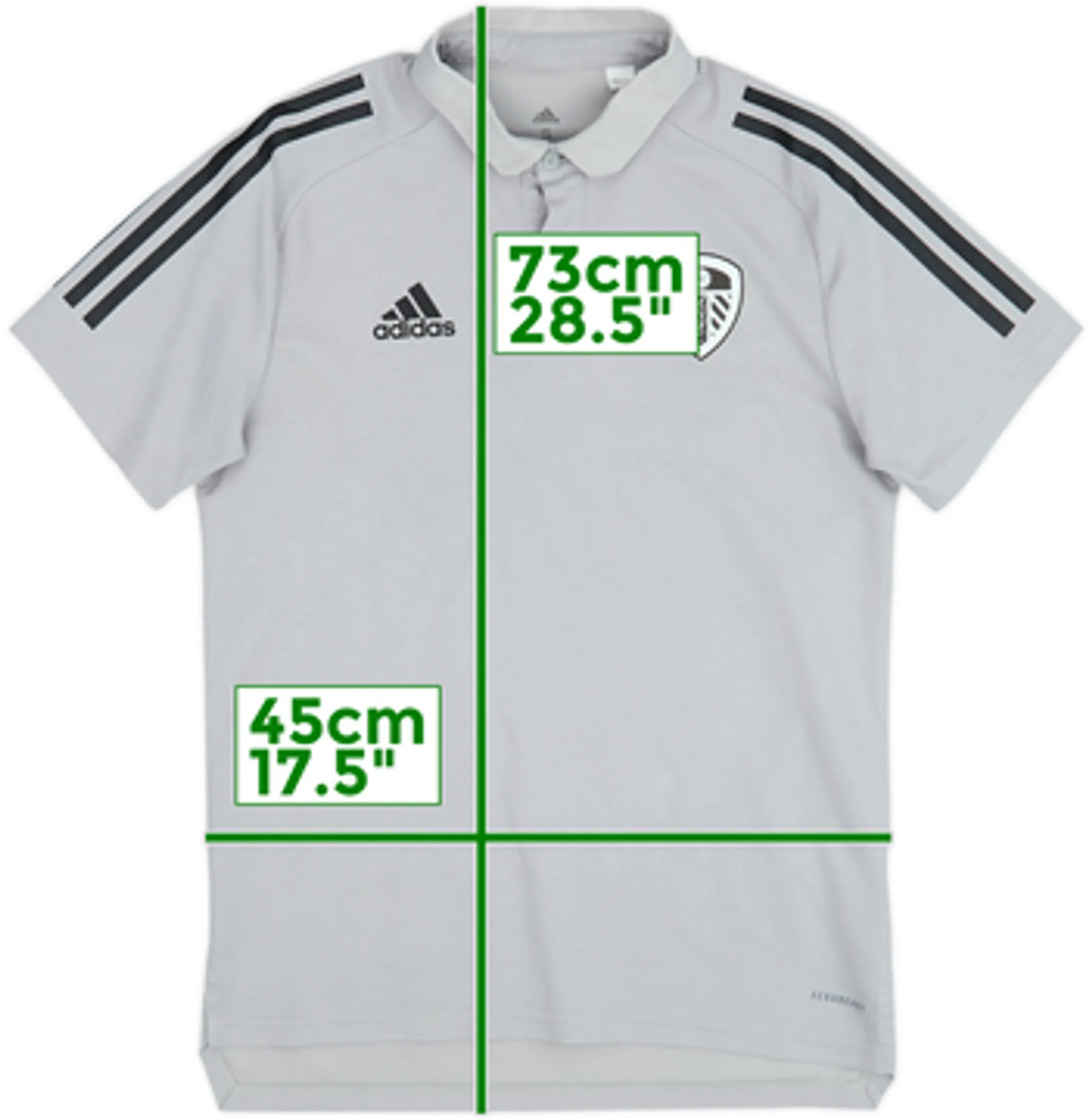 2020-21 Leeds adidas Polo Shirt - 9/10 - (S)