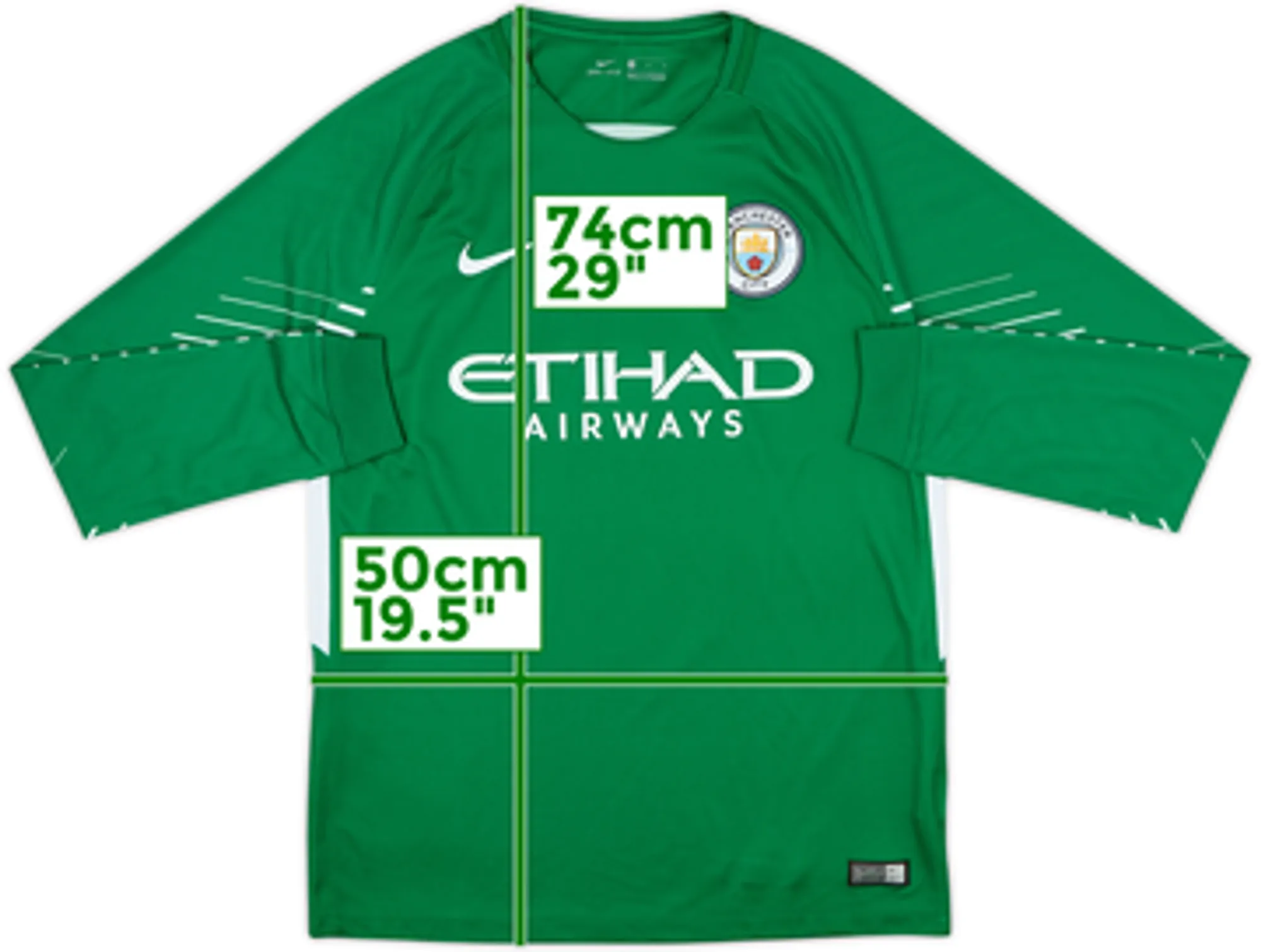 2017-18 Manchester City GK Shirt - 10/10 - (M)