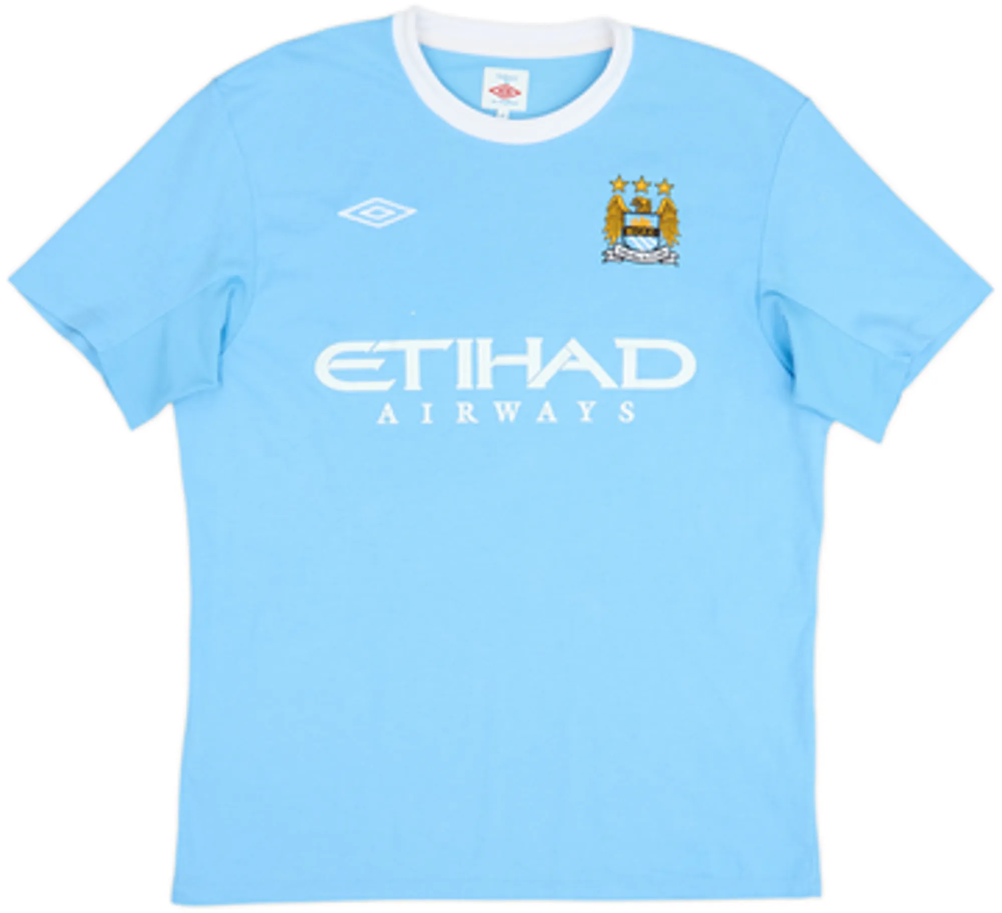 2009-10 Manchester City Home Shirt Tevez #32 - 7/10 - (L)