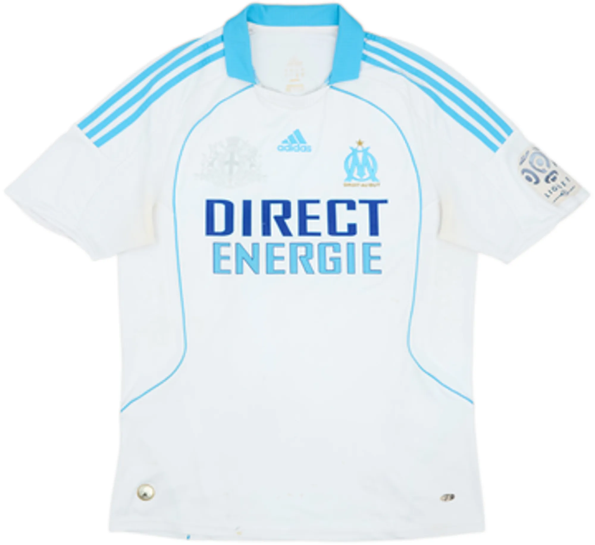 2008-09 Olympique Marseille Home Shirt Ben Arfa #20 - 4/10 - (L)