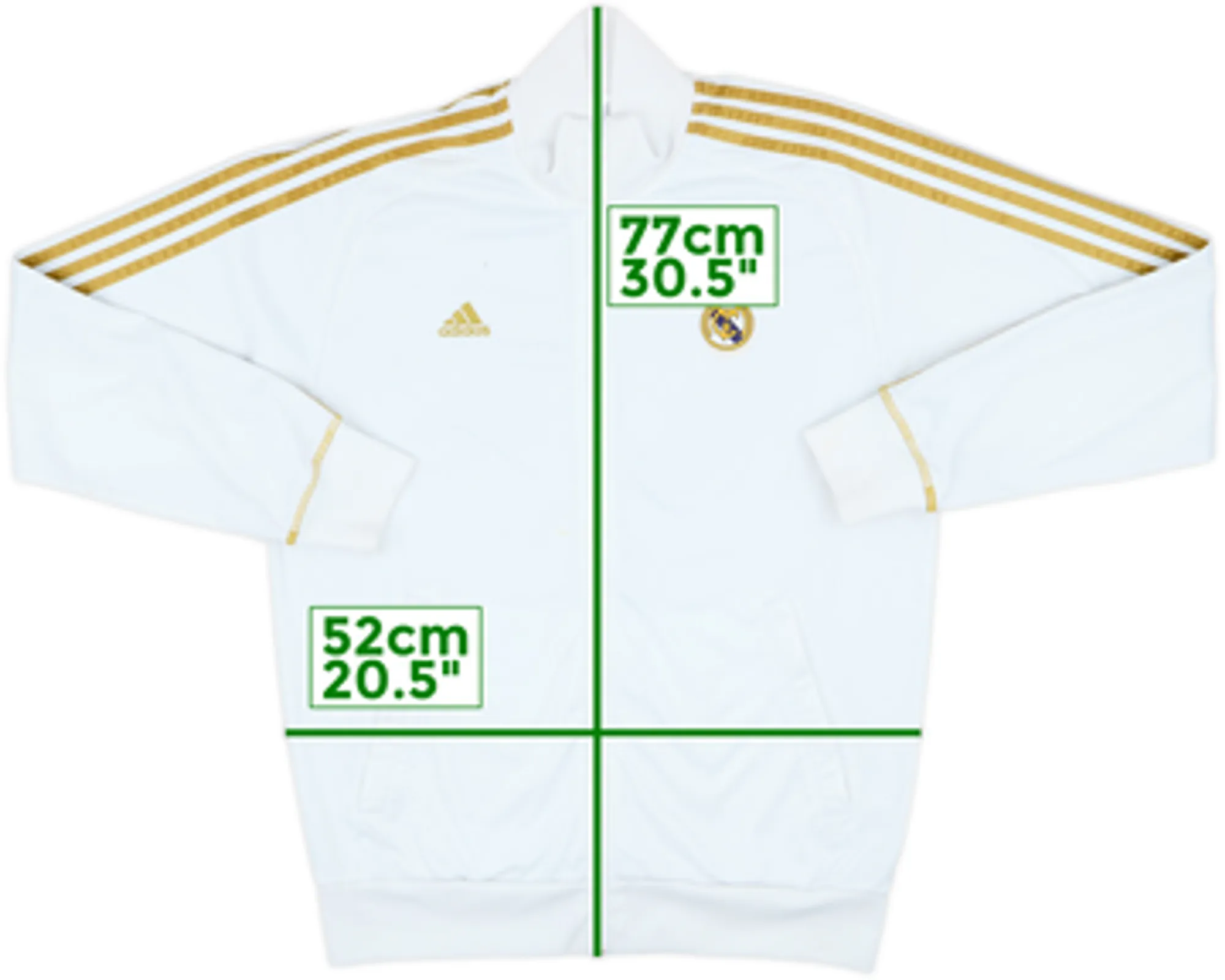 2011-12 Real Madrid adidas Track Jacket - 4/10 - (M)