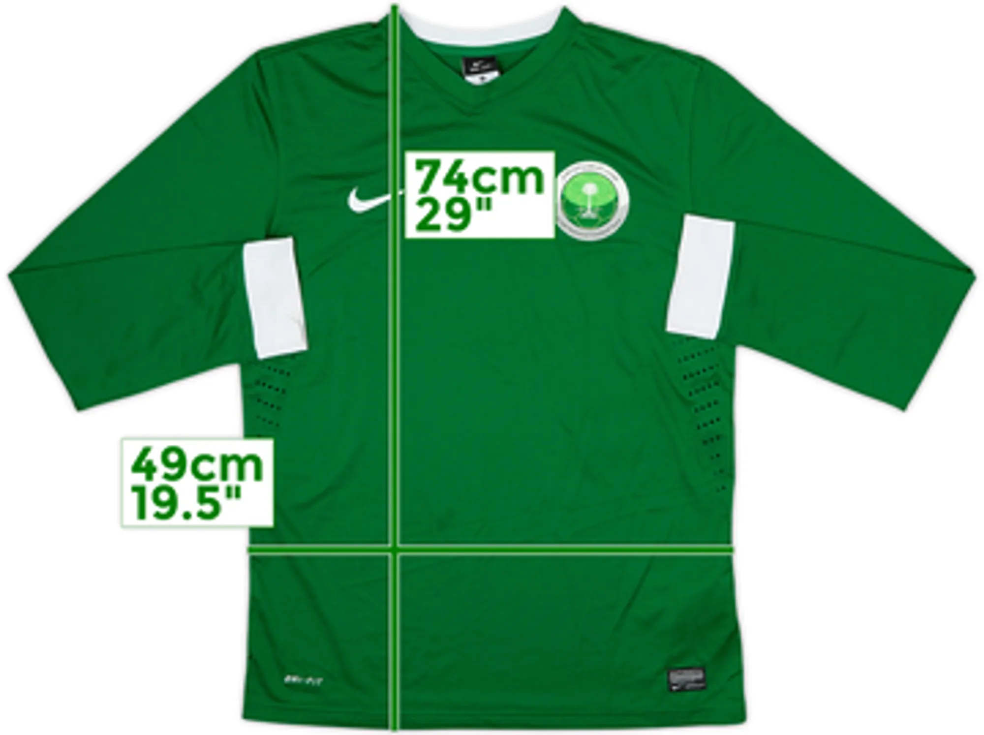 2013-14 Saudi Arabia Away L/S Shirt - 6/10 - (M)