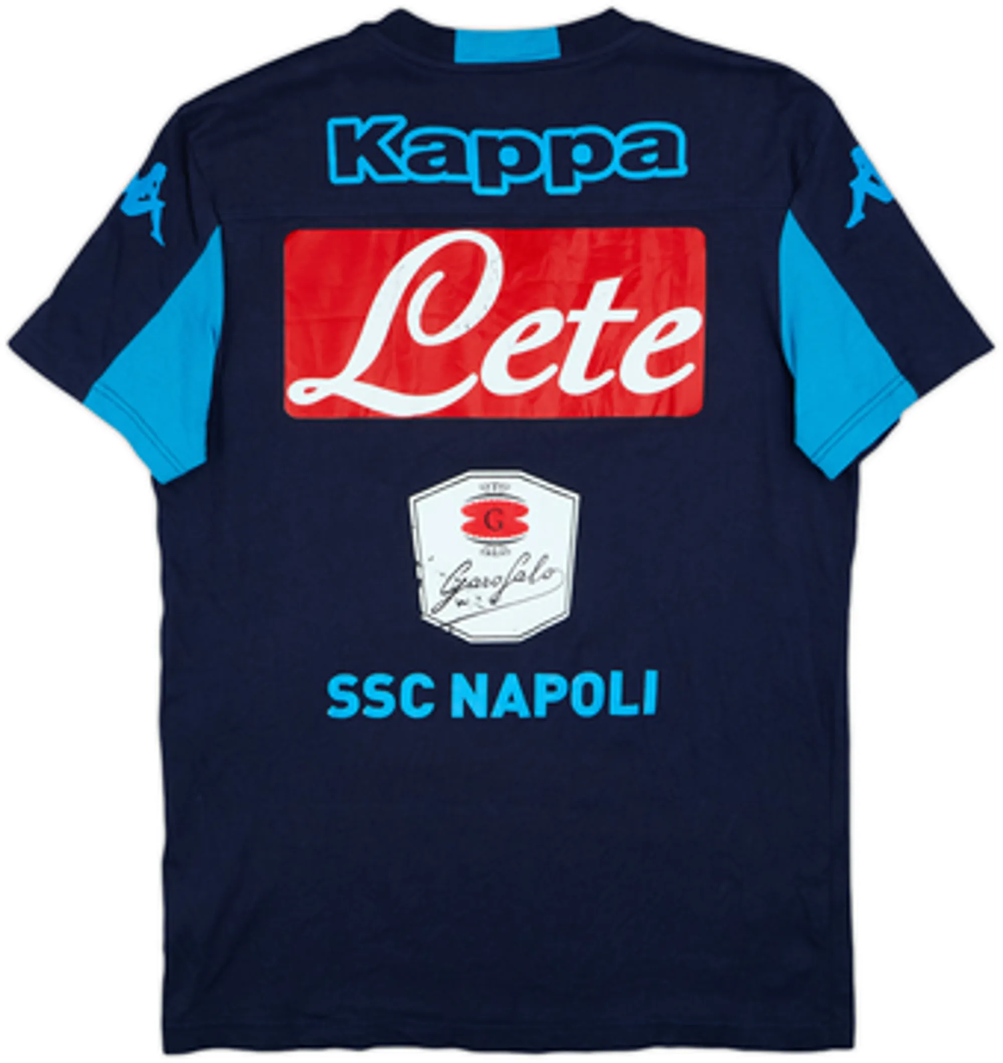 2015-16 Napoli Kappa Cotton Tee - 5/10 - (XL)