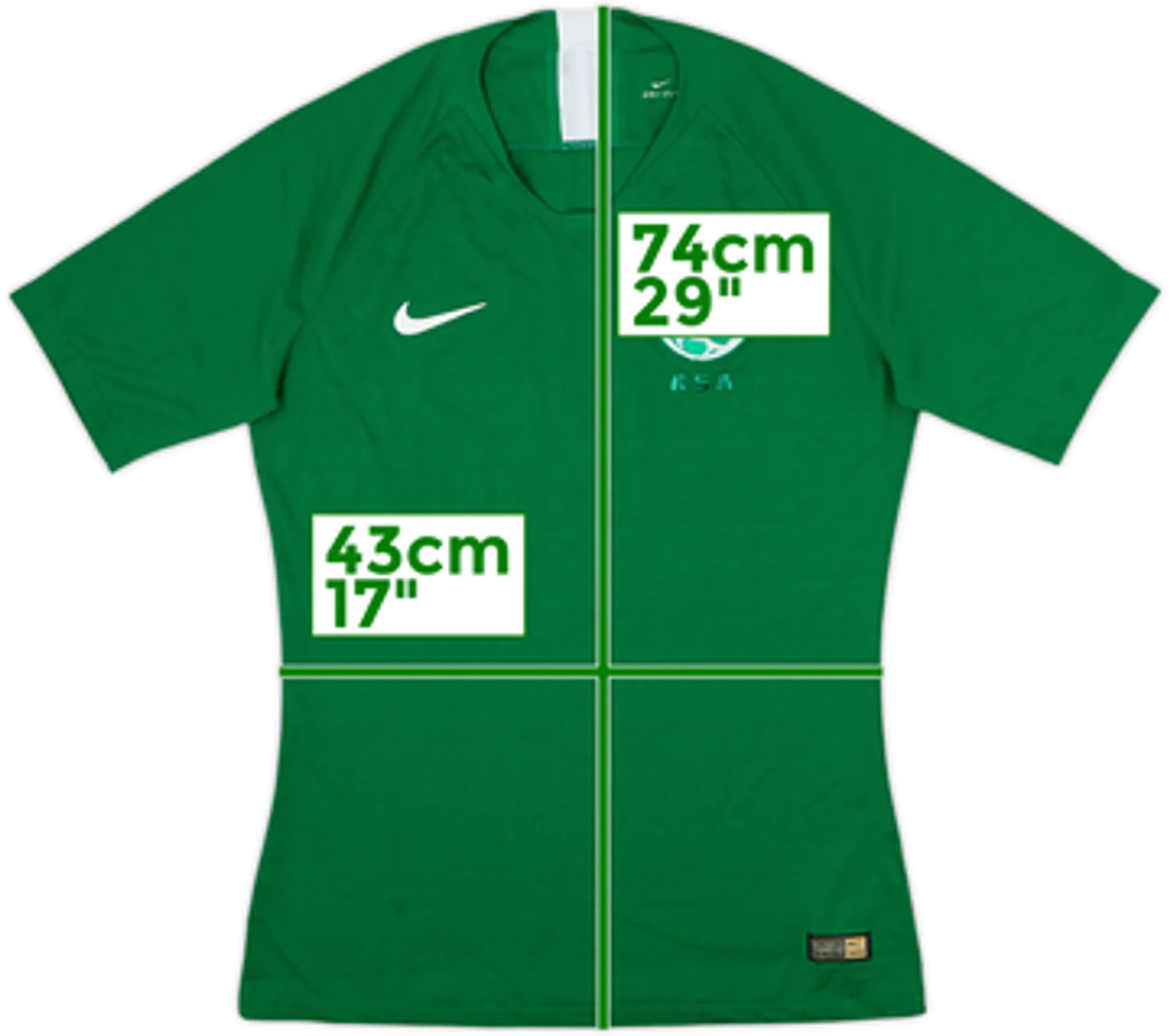 2018 Saudi Arabia Authentic Away Shirt - 8/10 - (M)