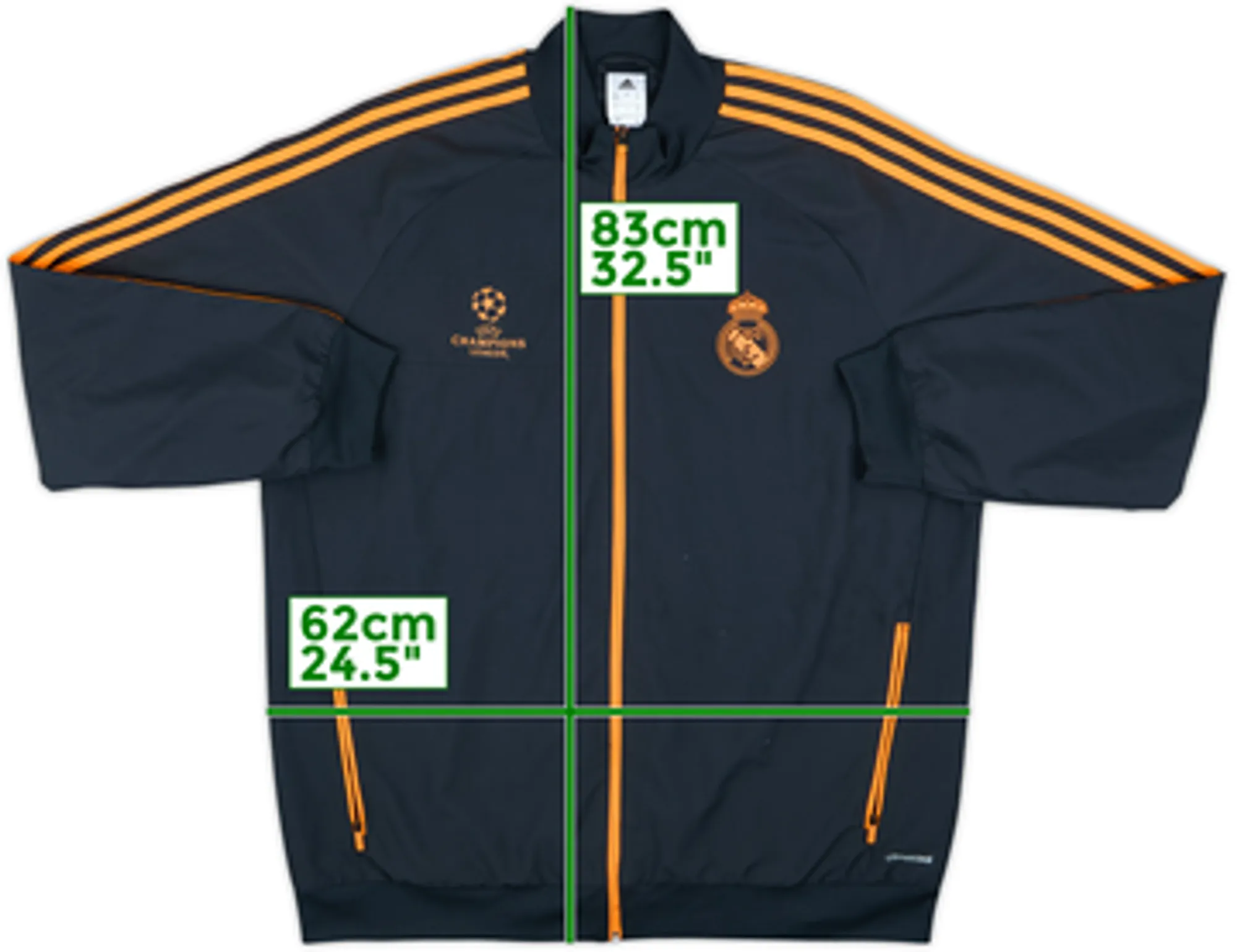 2013-14 Real Madrid adidas CL Track Jacket - 7/10 - (L/XL)