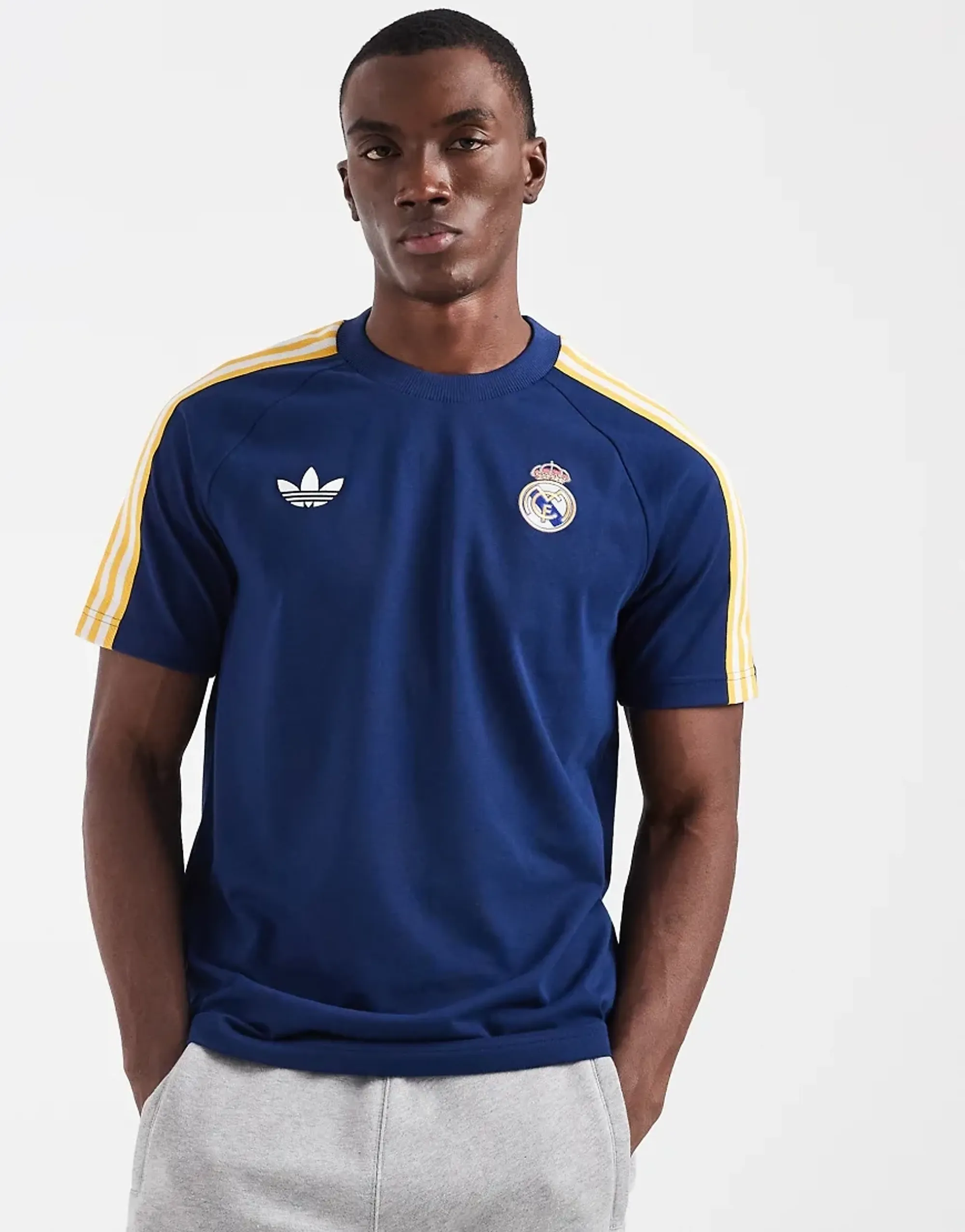 adidas Originals Real Madrid OG T-Shirt - Blue - Mens
