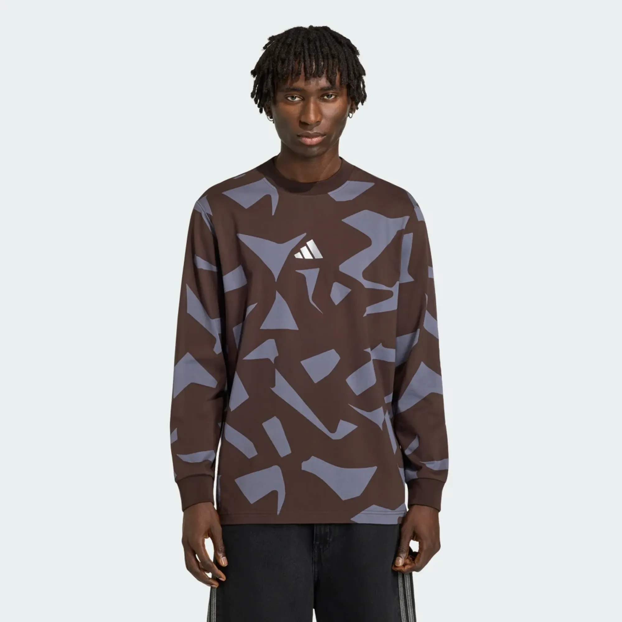 adidas AMG CAMO LONG SLEEVE Long-sleeve Top