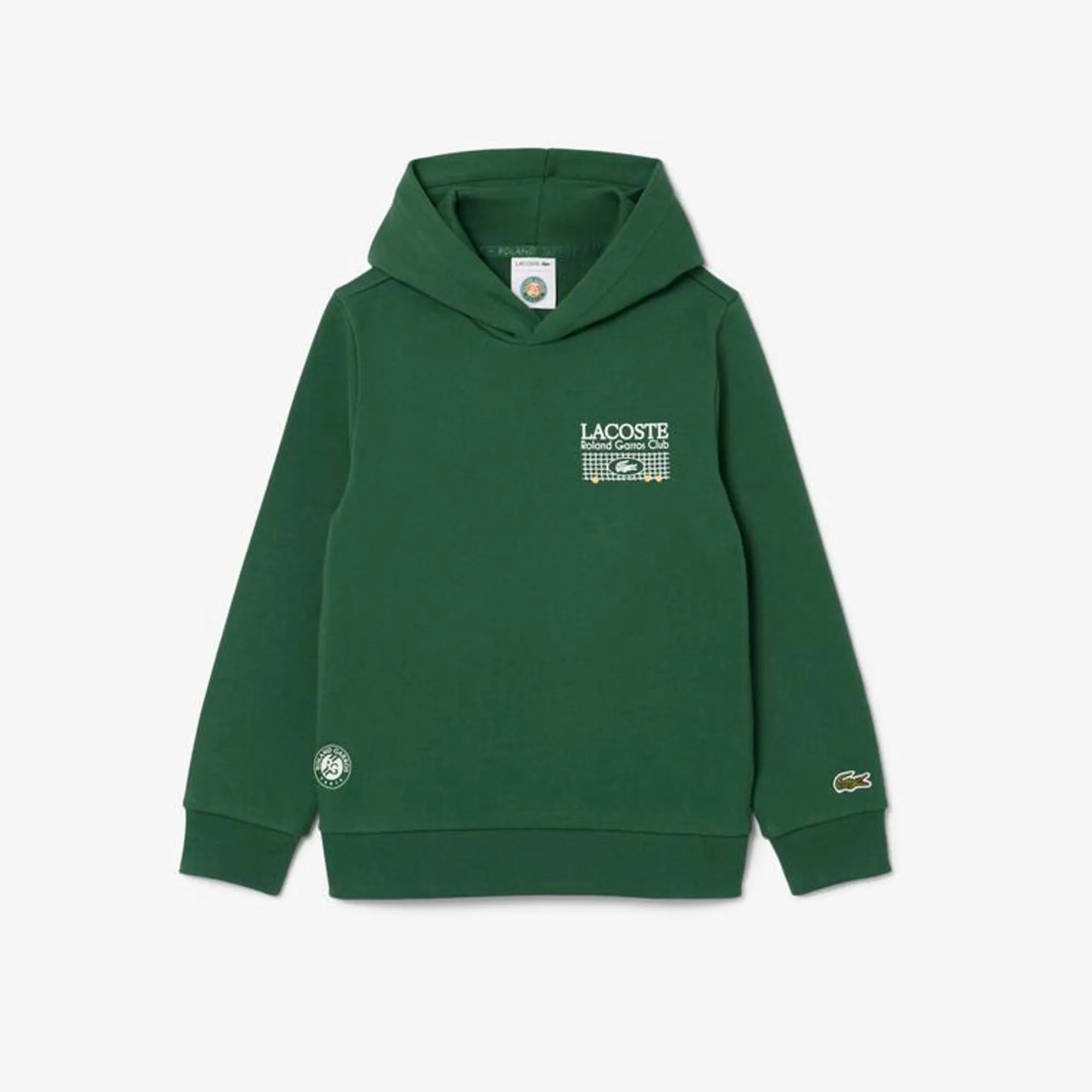 Lacoste Unisex Roland-Garros Edition Hoodie - Pine Green