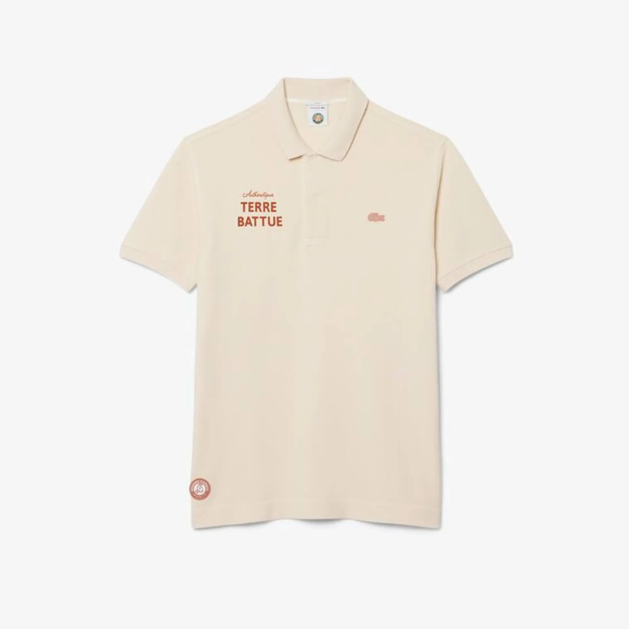 Lacoste Roland-Garros Edition Clay Court Polo Shirt - Blanc