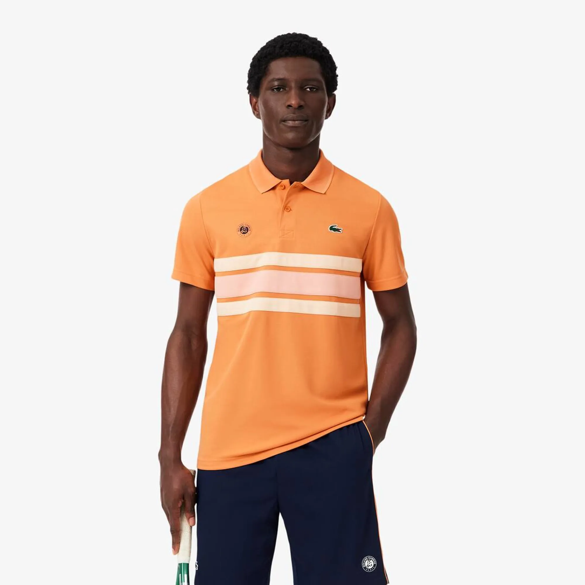 Lacoste Roland-Garros Edition Ballboy Polo Shirt - Orange / Rose