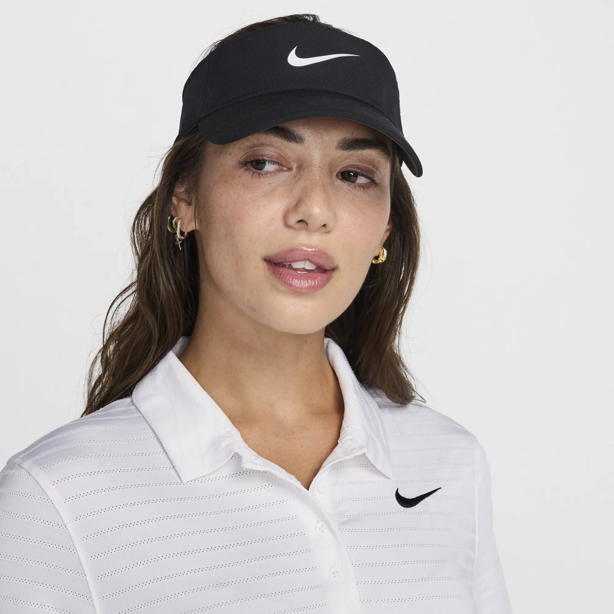 Nike Ace Dri-FIT Visor - Black - Polyester/Elastane