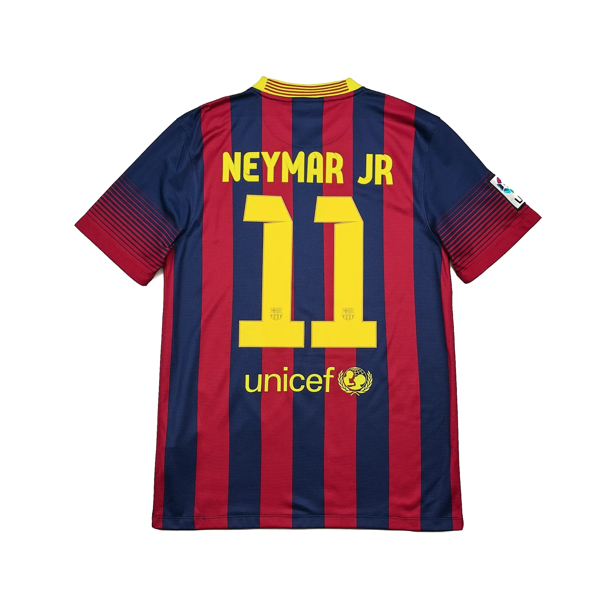 2013/14 Barcelona Neymar JR #11 Home Shirt (S) Nike | Cult Kits