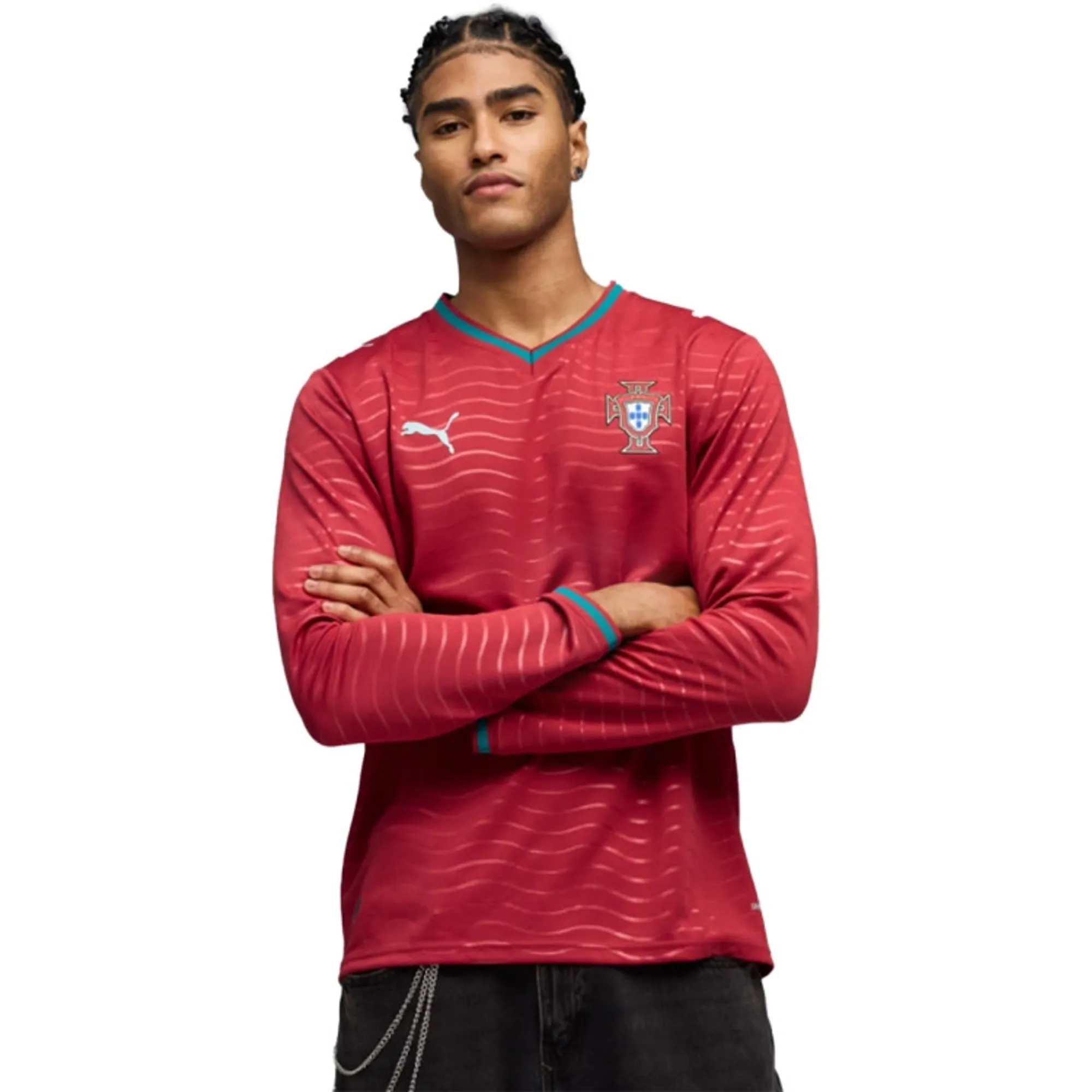 2026-2027 Portugal Long Sleeves Home Shirt