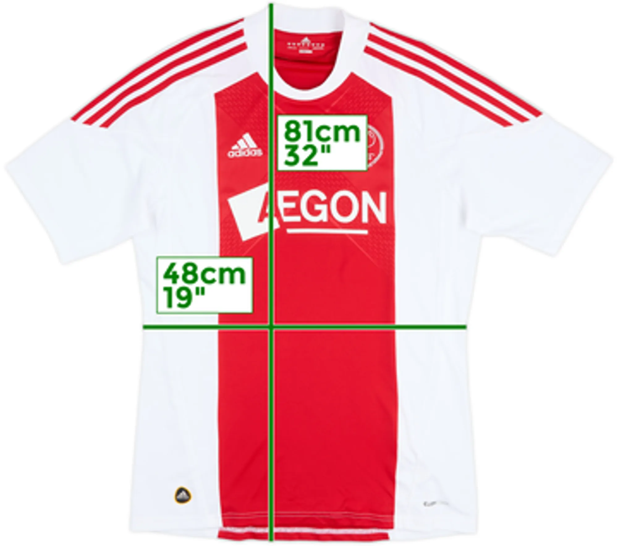 2010-11 Ajax Home Shirt - 9/10 - (M)