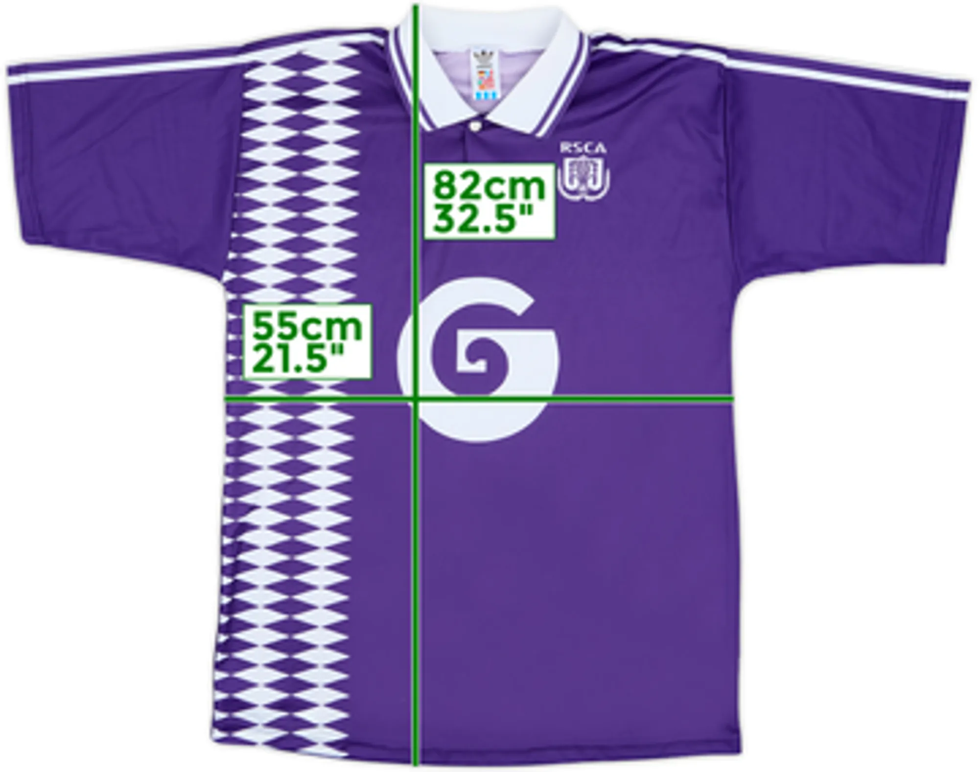 1995-96 Anderlecht Away Shirt - 10/10 - (XL)