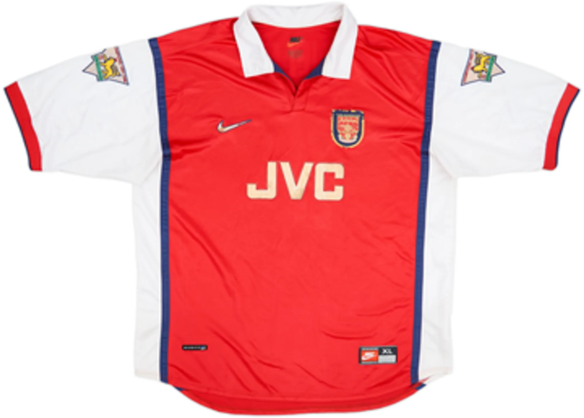 1998-99 Arsenal Home Shirt Anelka #9 - 5/10 - (XL)