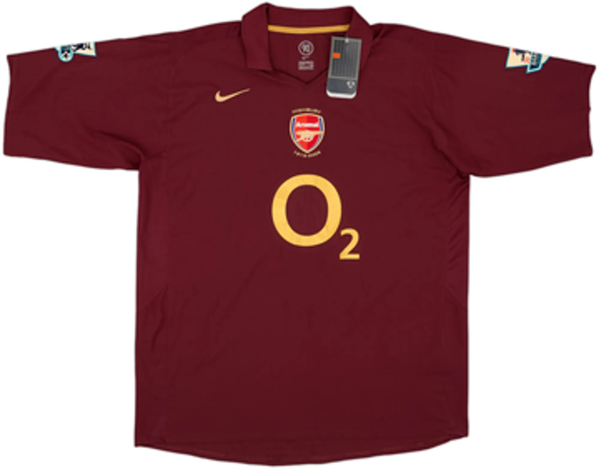 2005-06 Arsenal Home Shirt Cole #3 (XXL)