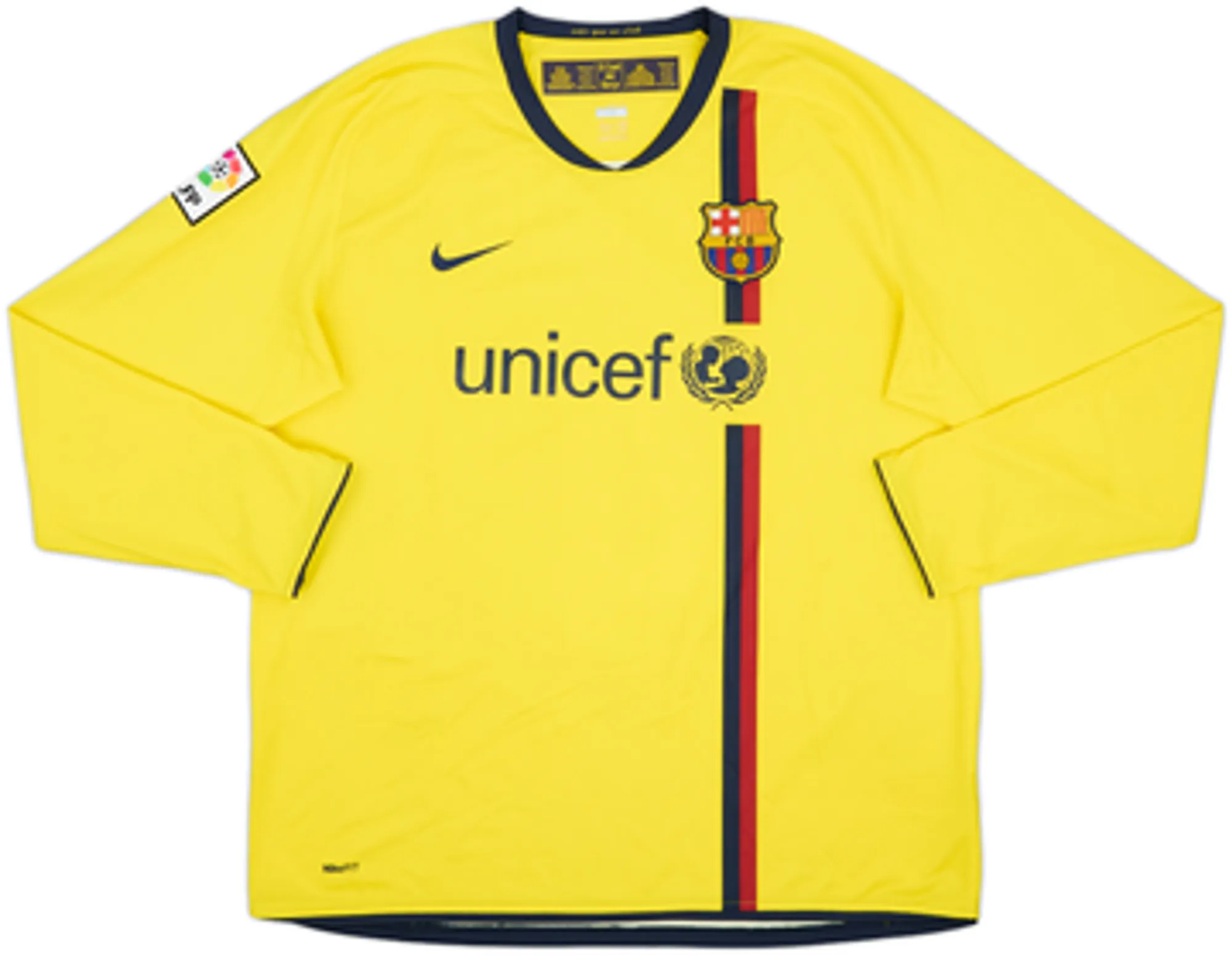 2008-10 Barcelona Away L/S Shirt Marquez #4 - 7/10 - (XL)