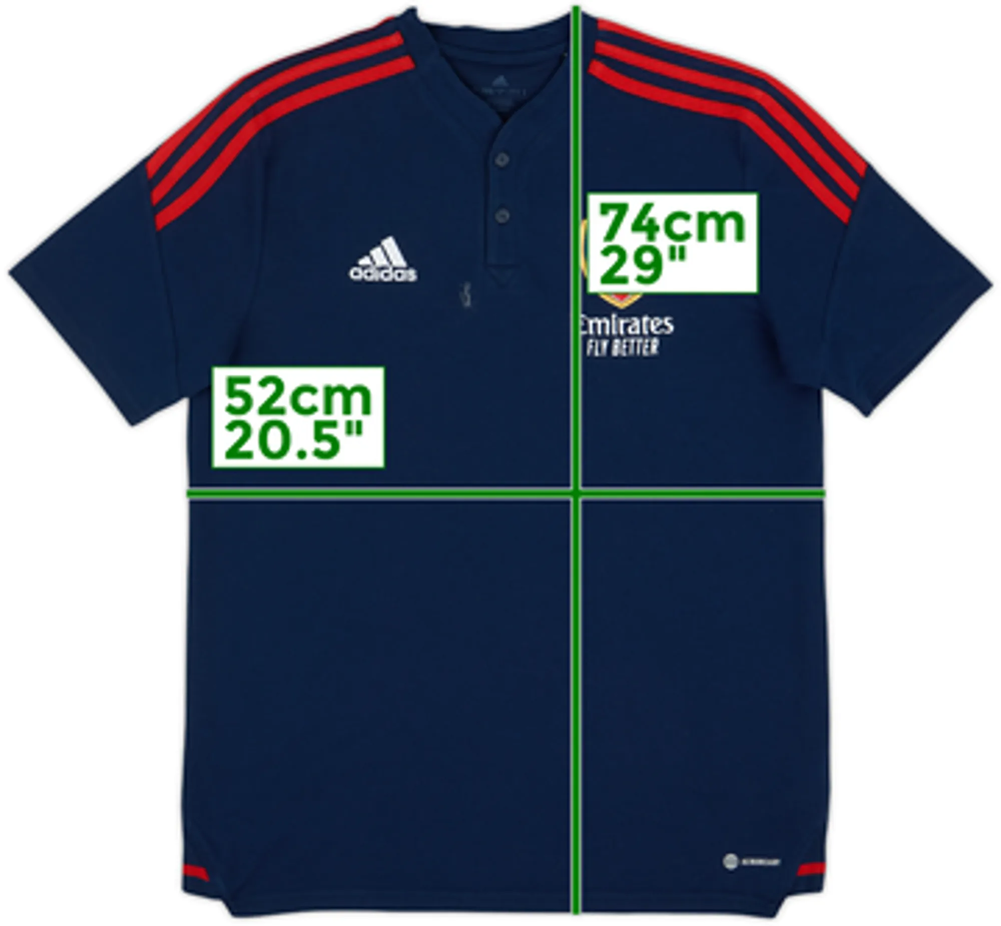 2022-23 Arsenal adidas Polo Shirt - 10/10 - (M)