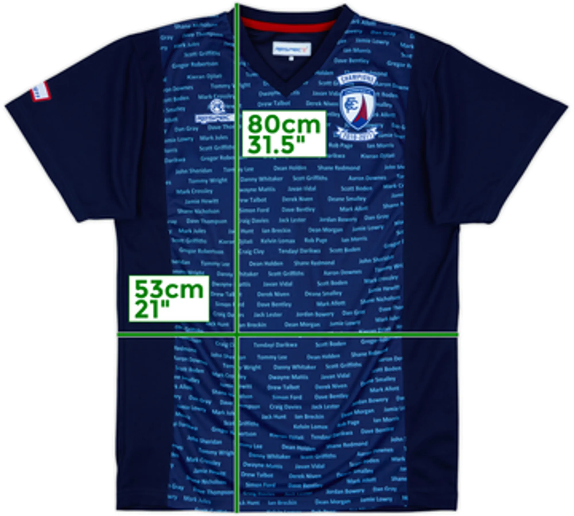 2010-11 Chesterfield 'Champions 2010-11' Special Shirt - 9/10 - (L)