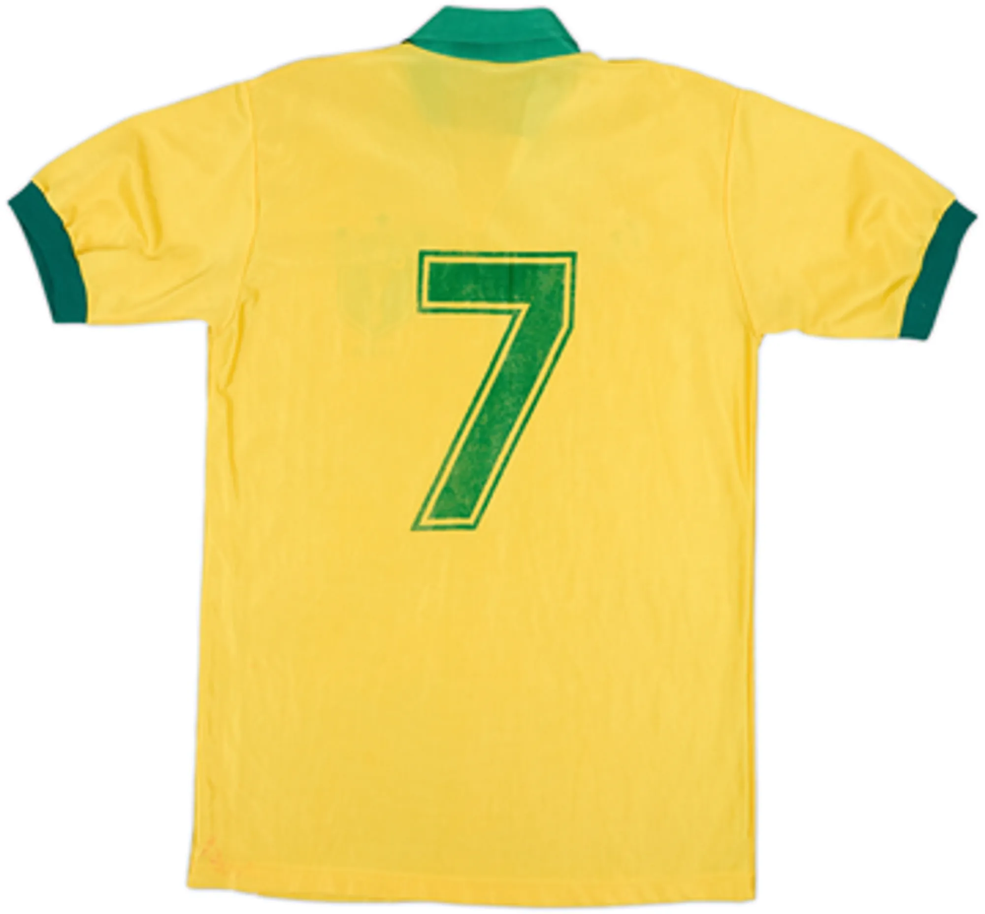 1990 Brazil Home Shirt #7 - 7/10 - (L)