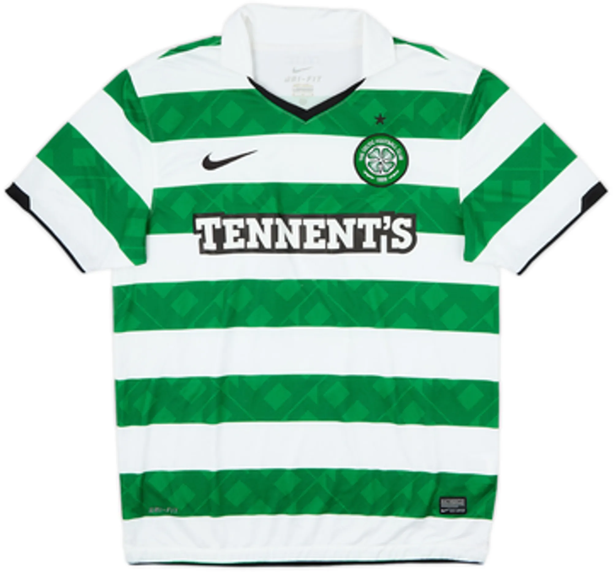 2010-12 Celtic Home Shirt Brown #8 - 5/10 - (M)