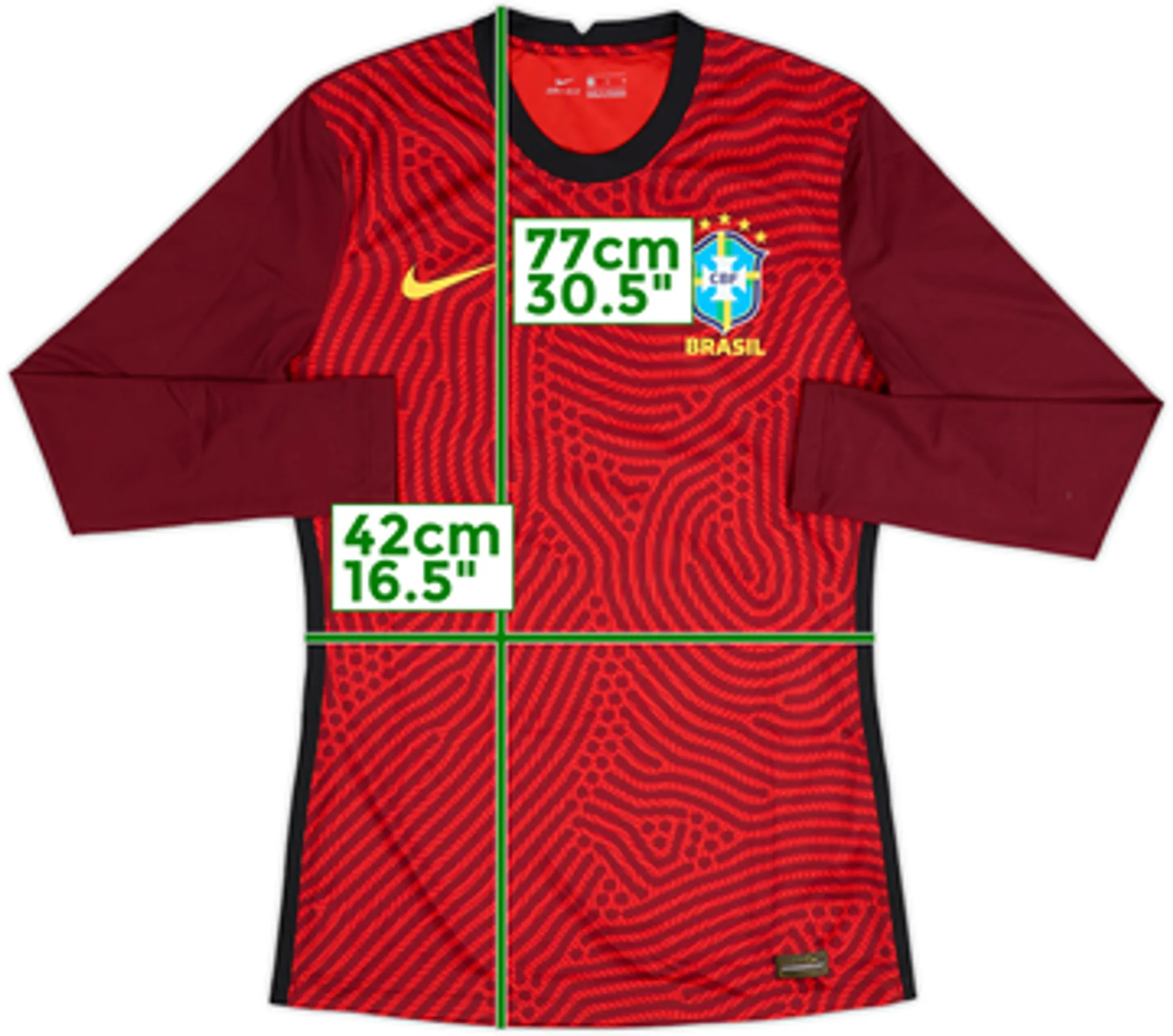 2020-21 Brazil Authentic GK Shirt - 10/10 - (M)