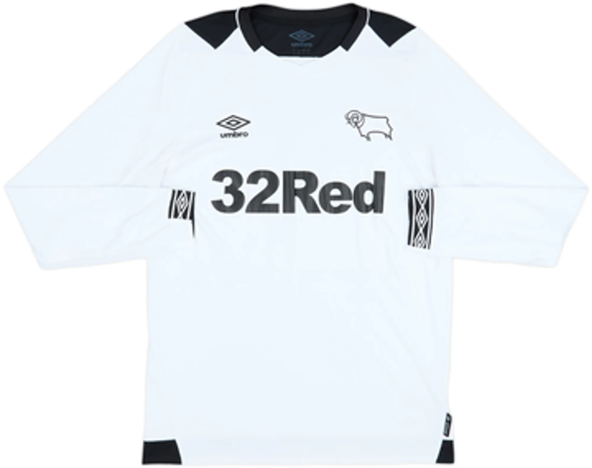 2018-19 Derby County Home L/S Shirt Cole #26 - 7/10 - (M)