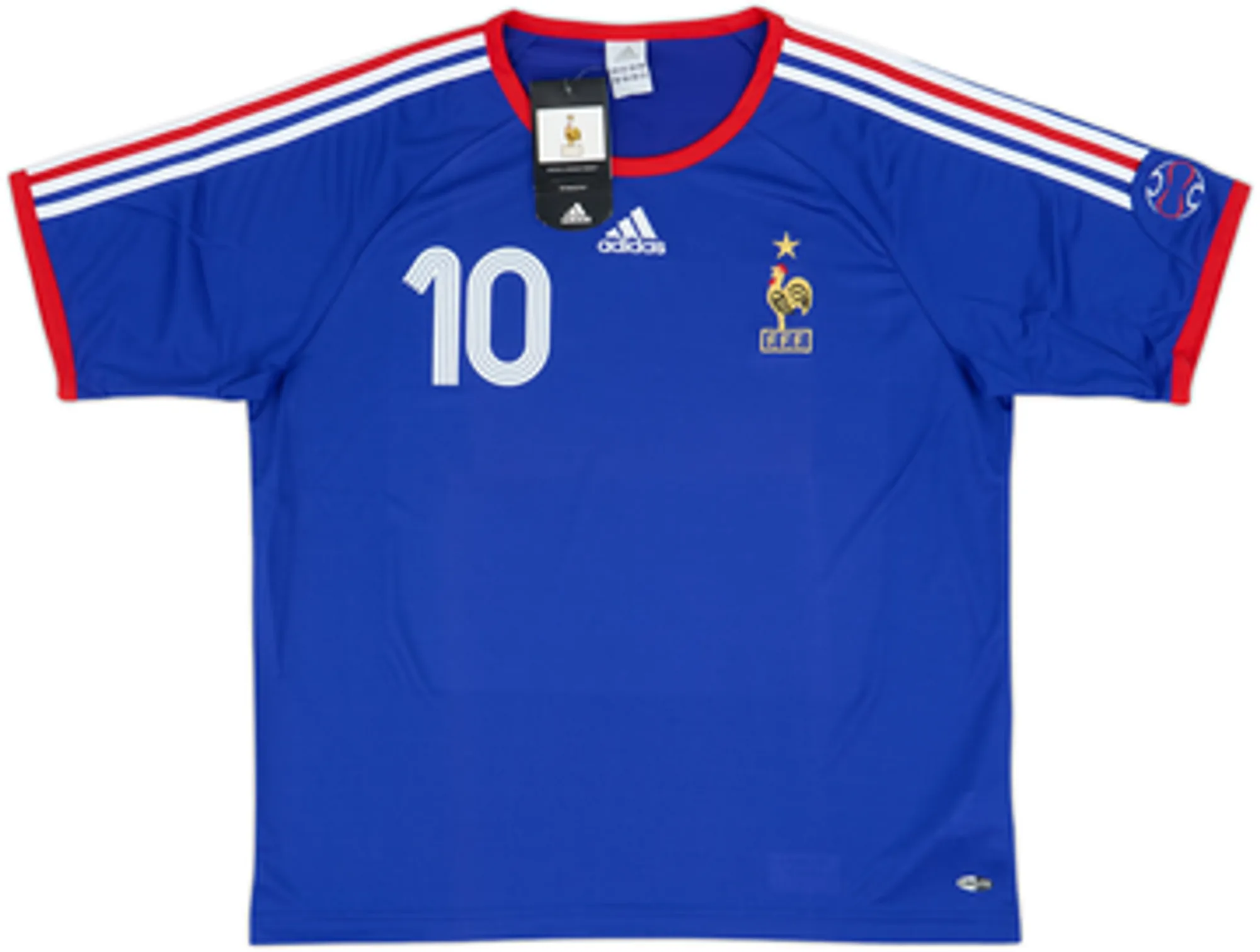 2006-07 France Basic Home Shirt Zidane #10 (L)