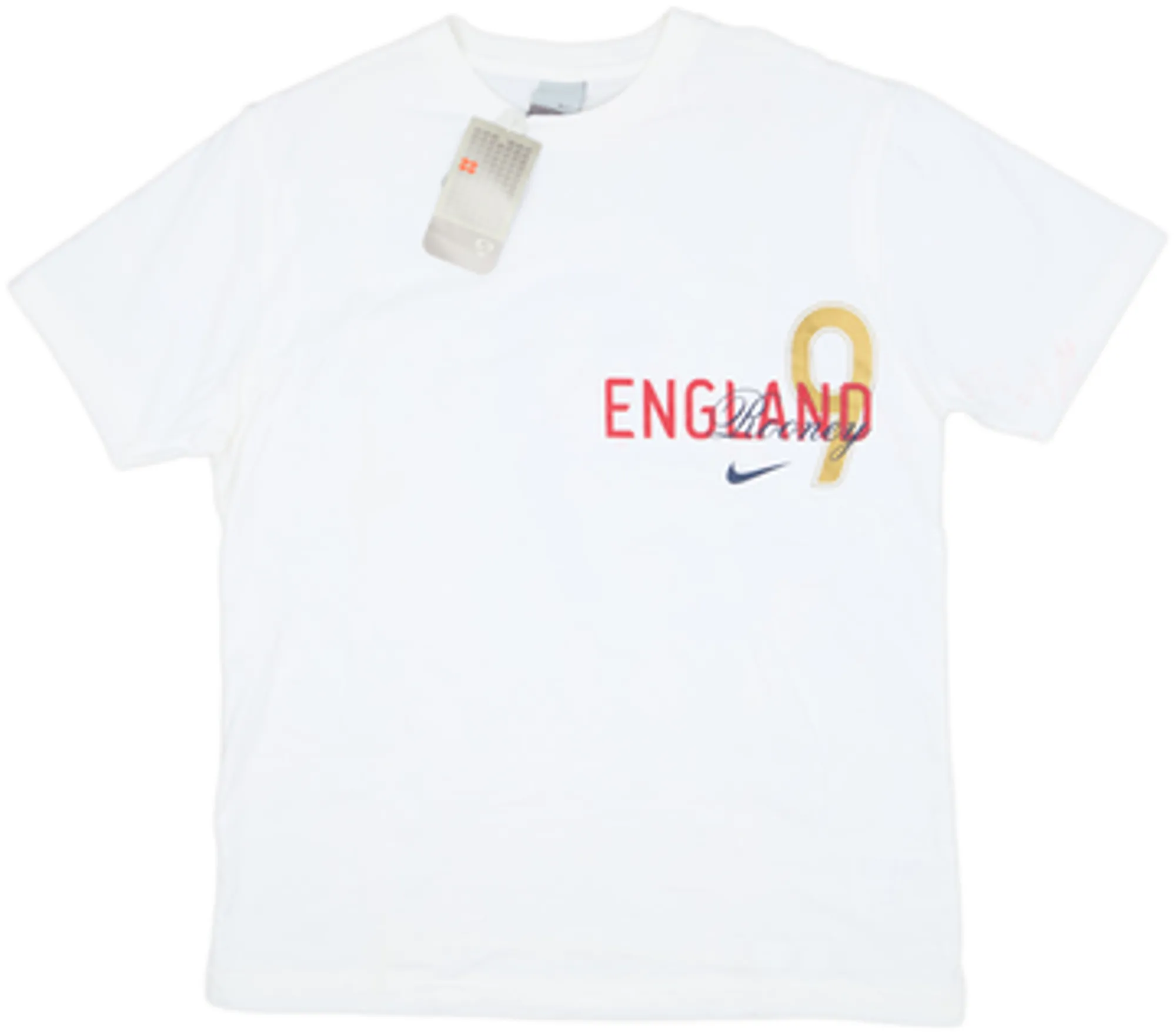 2006-07 England Umbro Wayne Rooney Cotton Tee #9 (L)