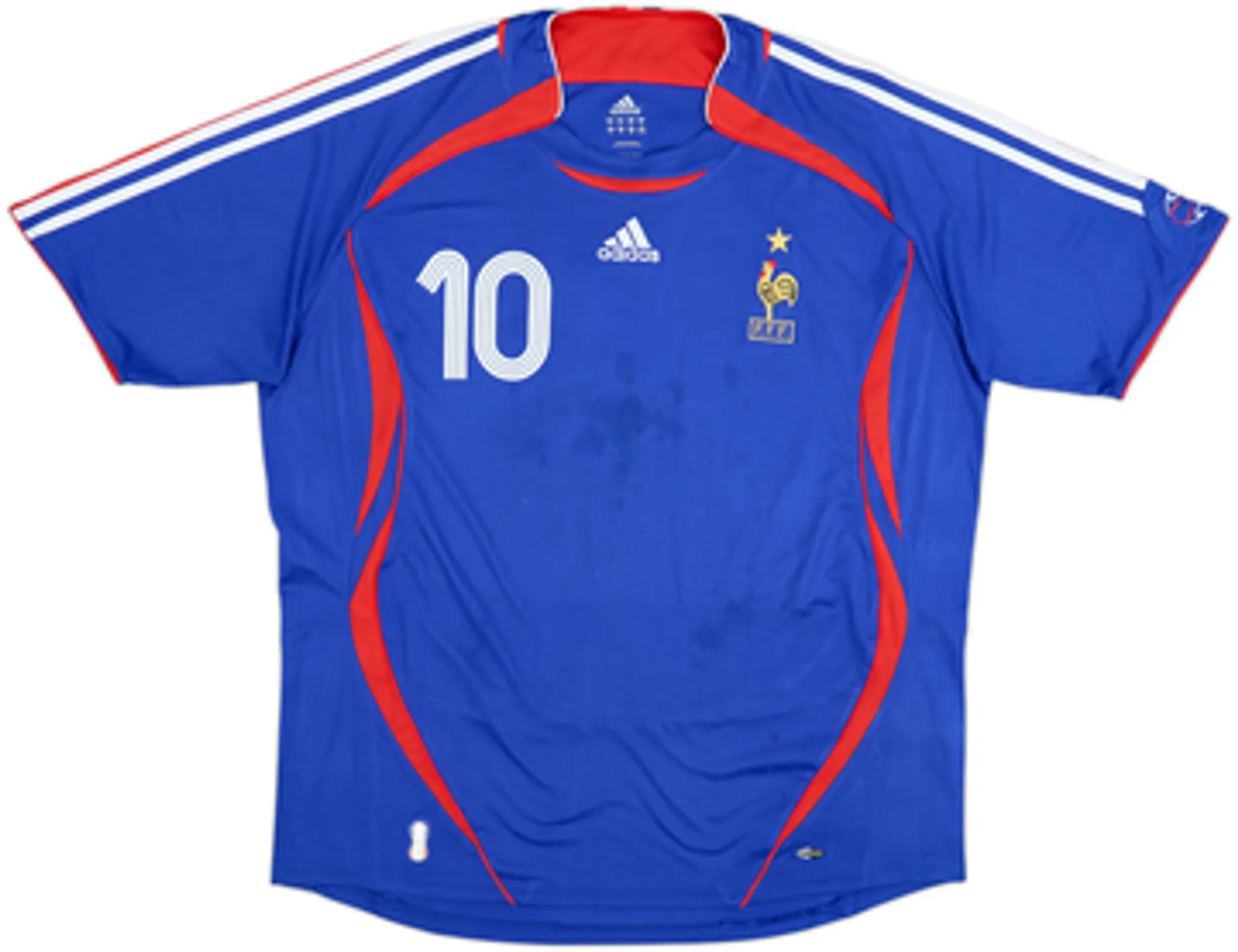 2006-07 France Home Shirt Zidane #10 - 5/10 - (XL)