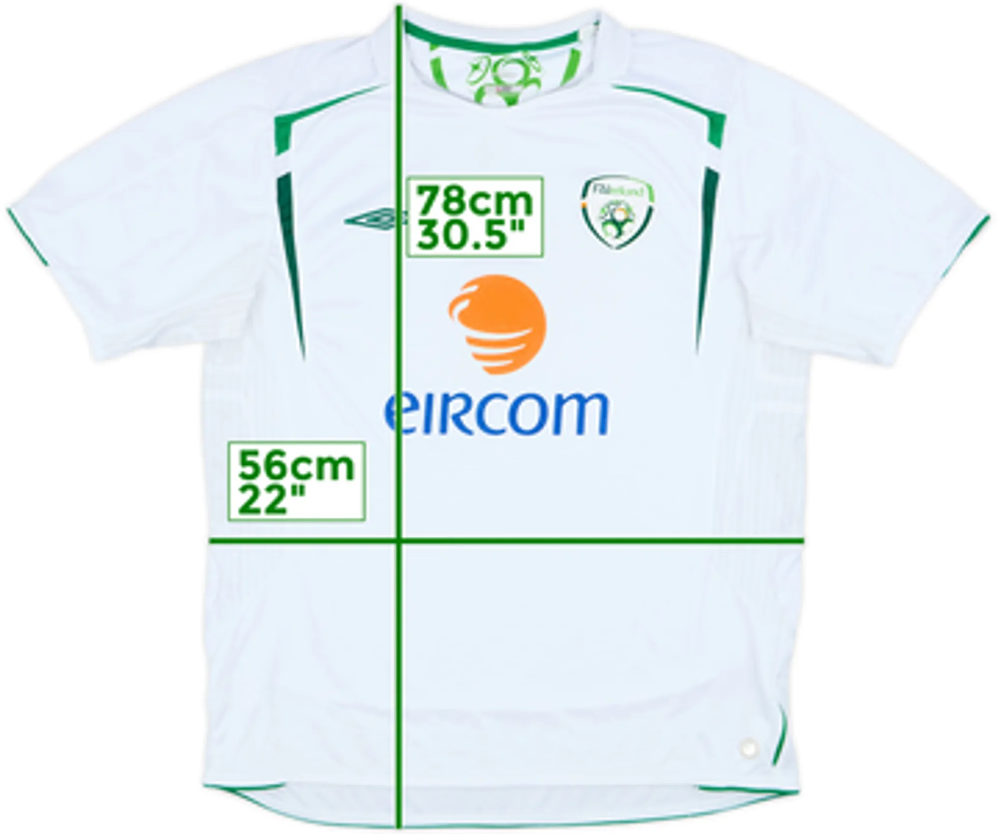 2005-07 Ireland Away Shirt - 7/10 - (XL)