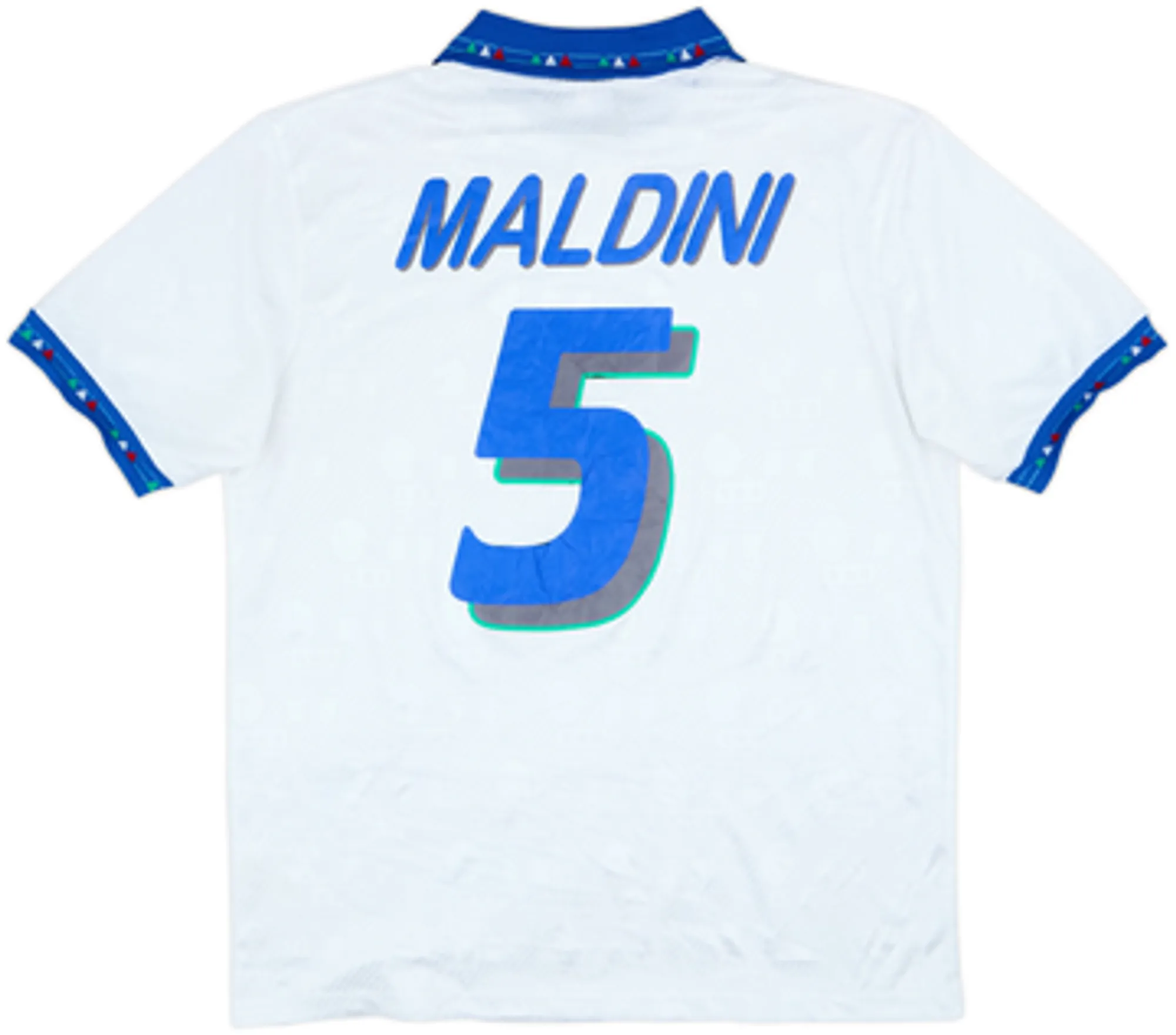 1994 Italy Away Shirt Maldini #5 - 5/10 - (XL)