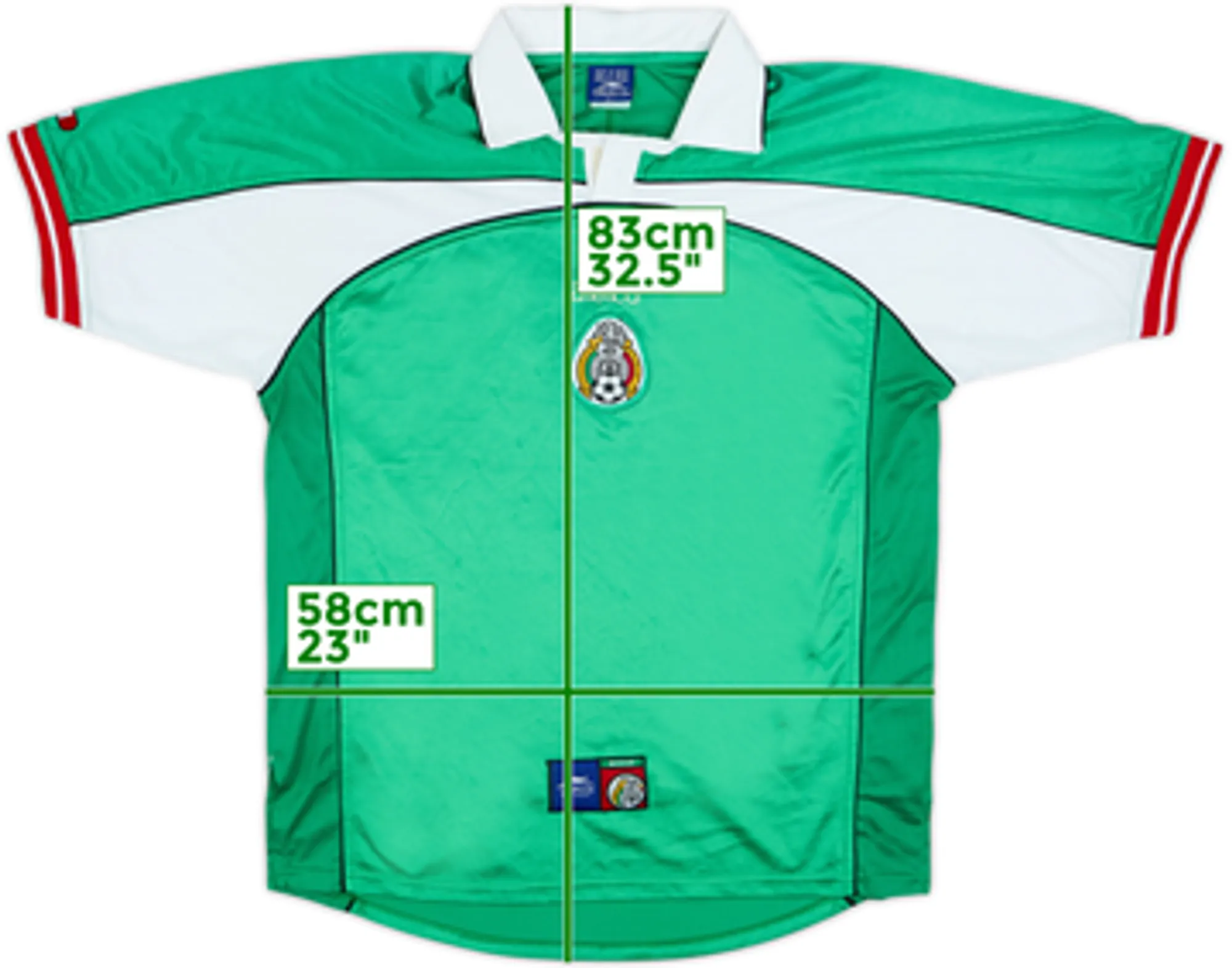2000-01 Mexico Home Shirt - 7/10 - (L)