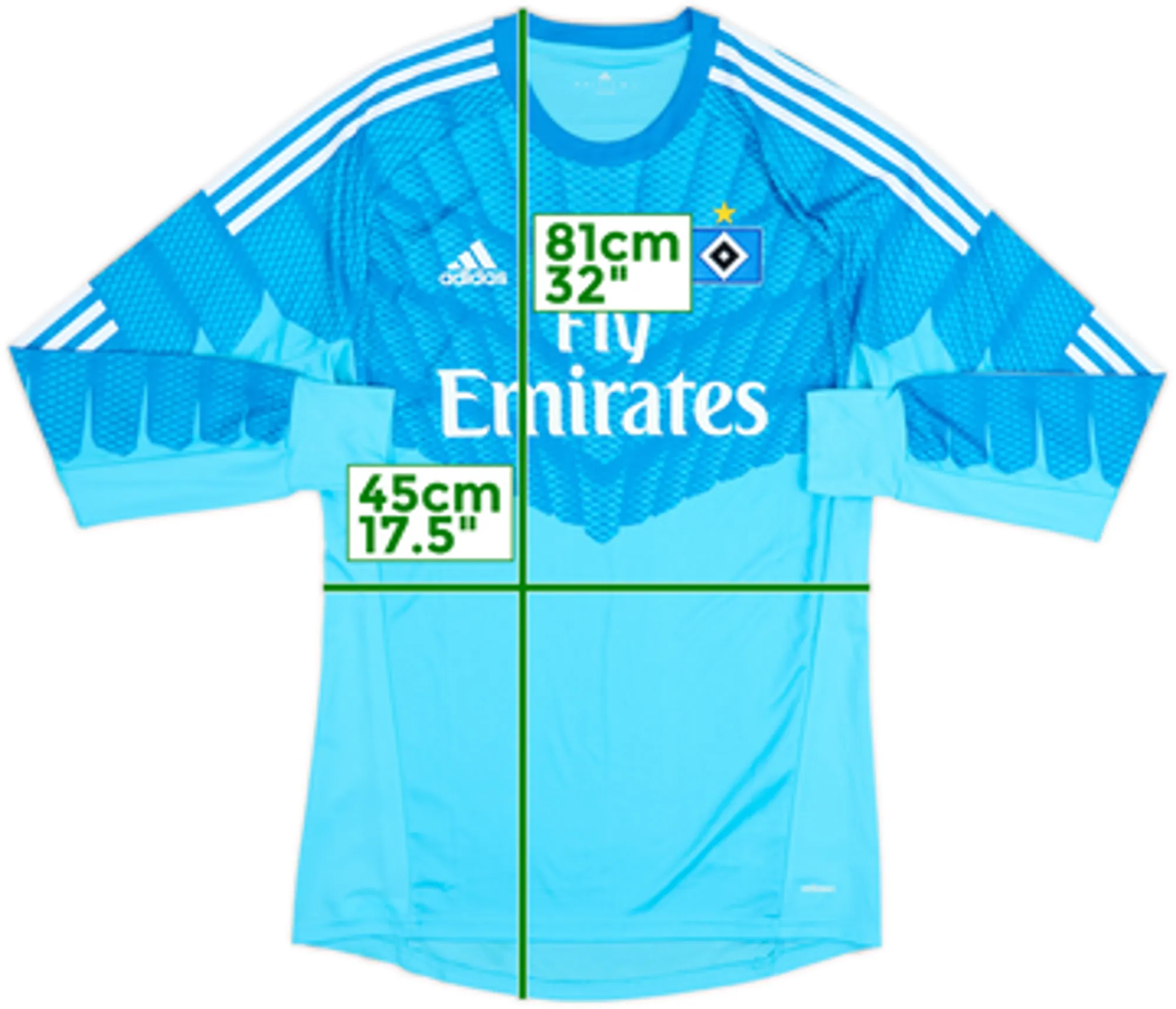 2014-15 Hamburg Player Issue GK Shirt - 8/10 - (M/L)
