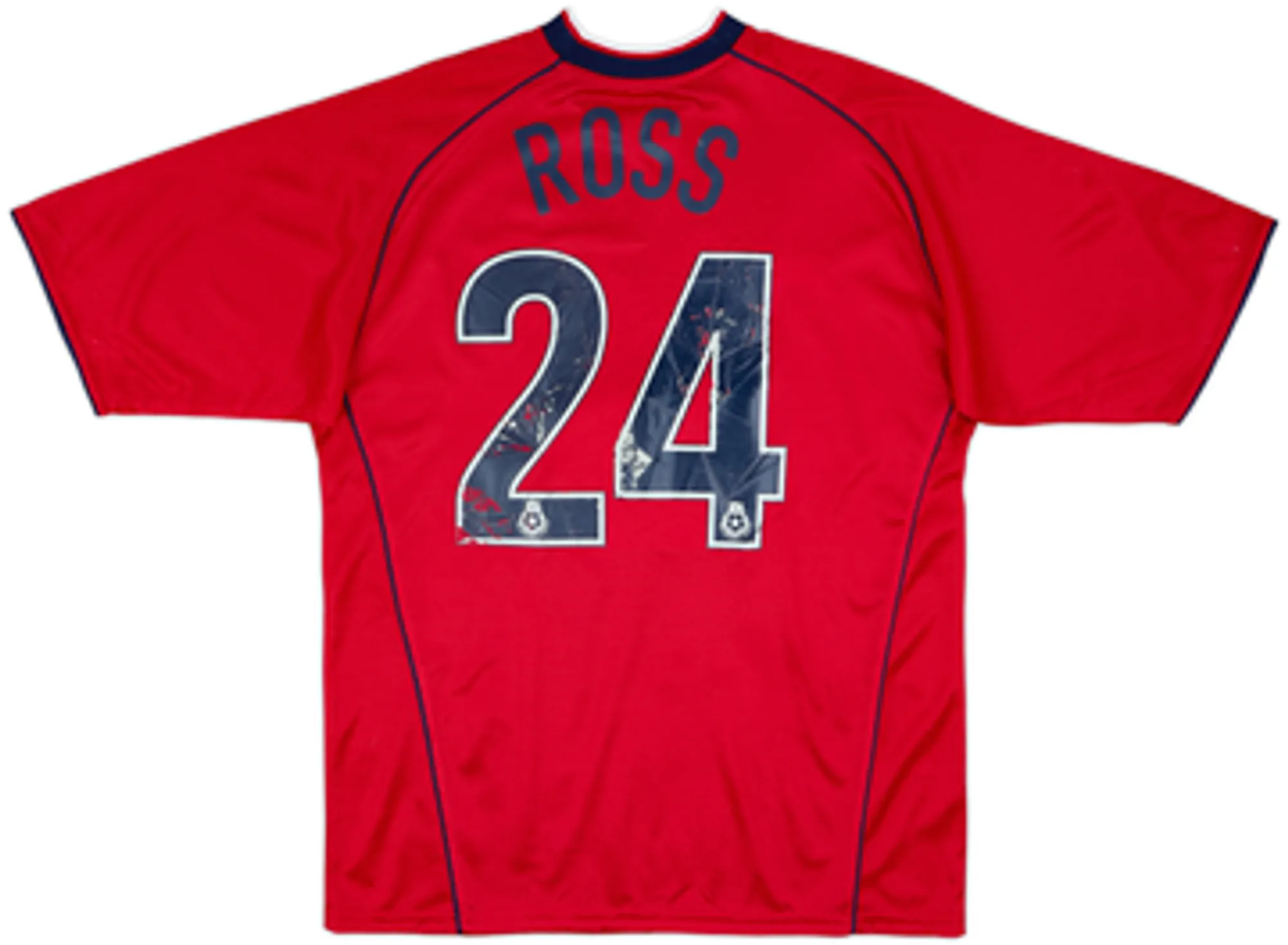 2002-03 Hartlepool United Squad Signed Away Shirt Ross #24 - 6/10 - (L)