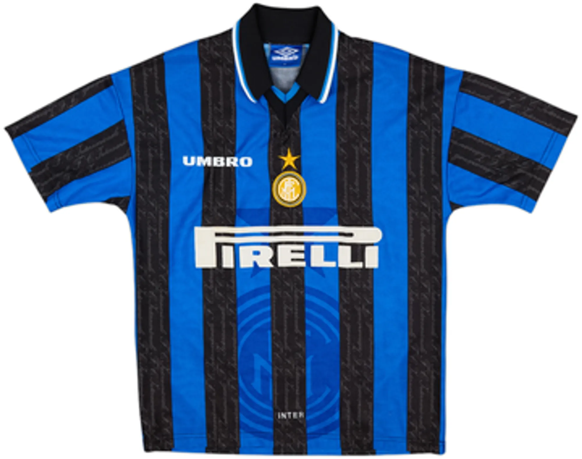 1997-98 Inter Milan Home Shirt Zanetti #4 - 9/10 - (Y)