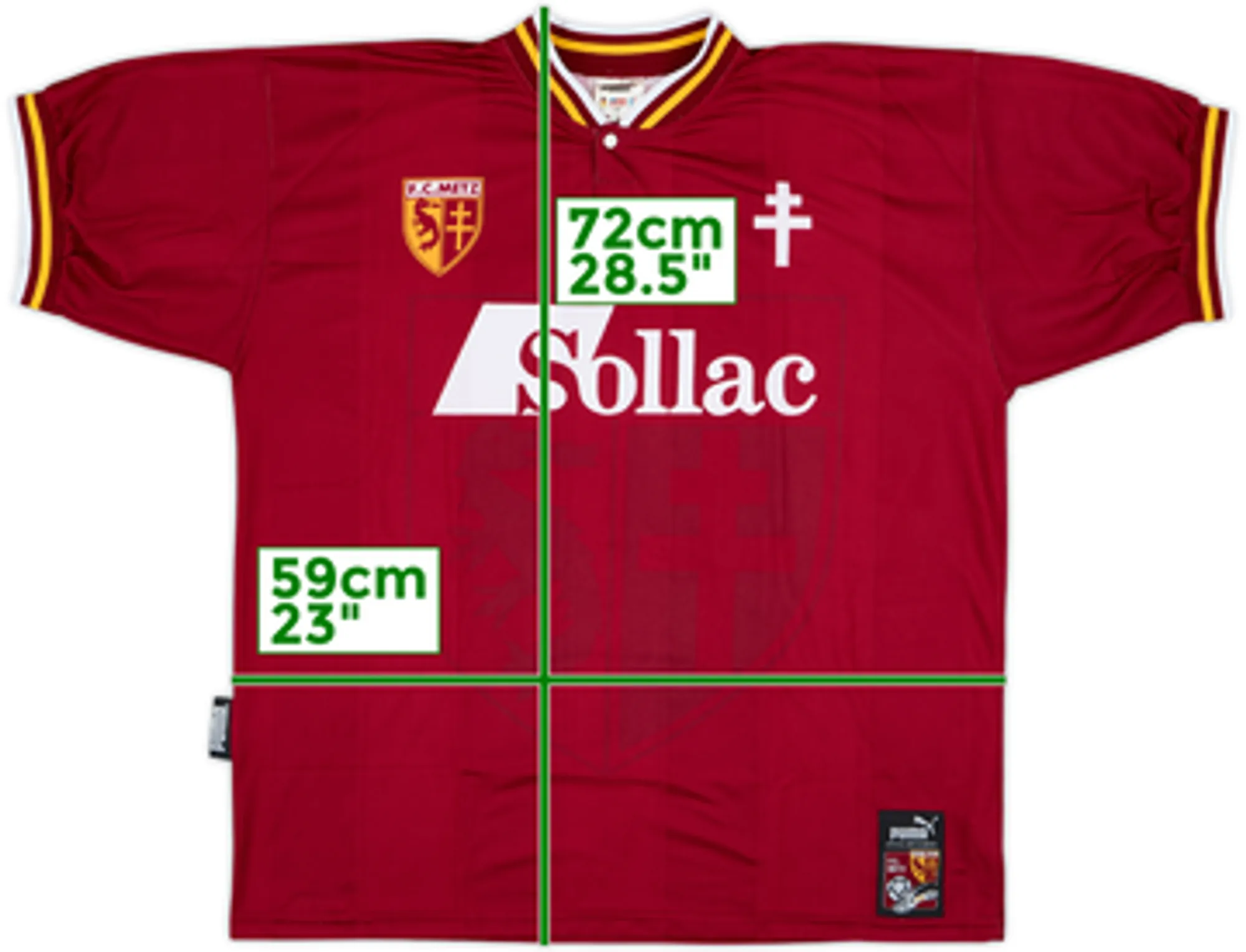 1997-98 Metz Home Shirt - 9/10 - (L)