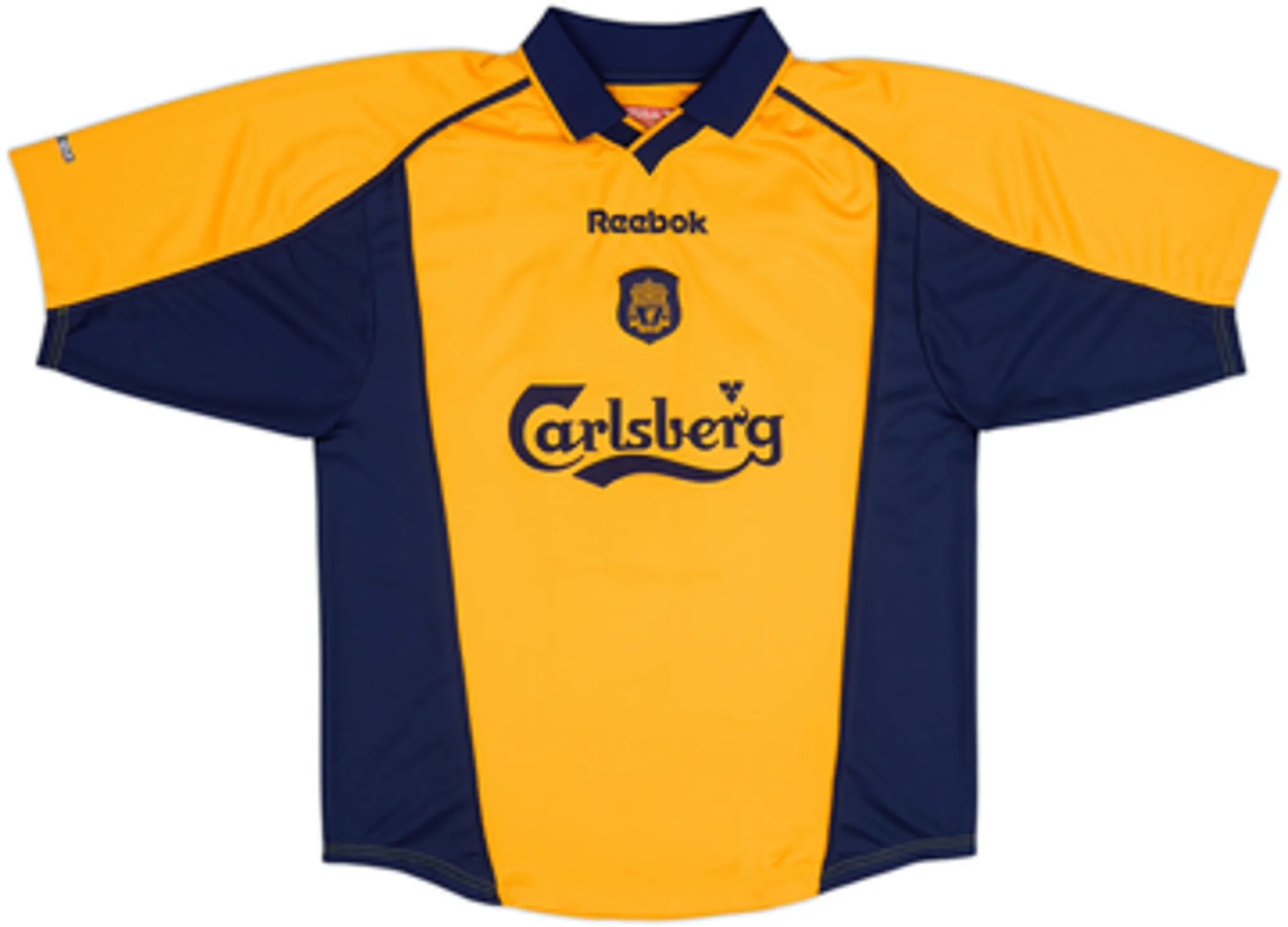 2000-02 Liverpool Away Shirt Berger #15 - 8/10 - (M)